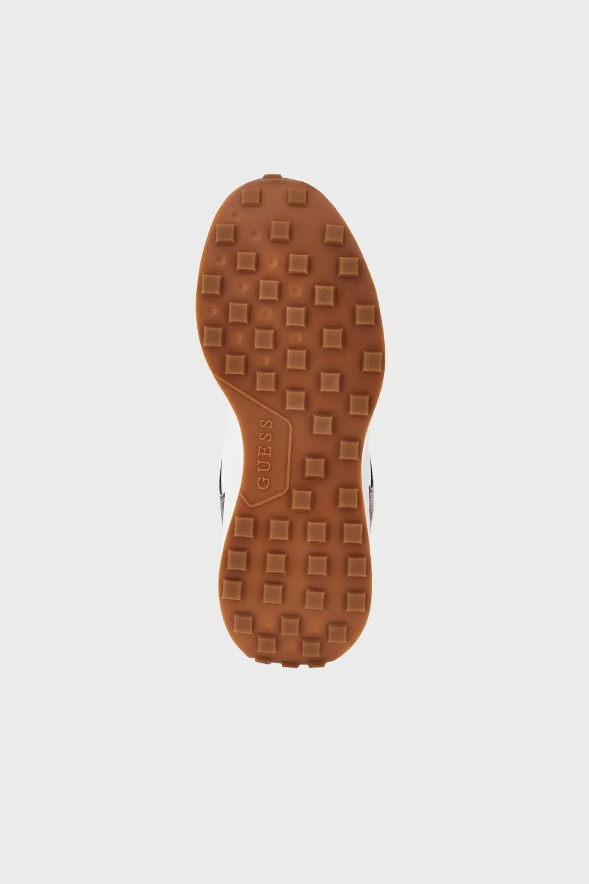 Guess Luckei 4G Logolu Süet Detaylı Sneaker FLPLUCPEL12 Kadın Ayakkabı FLPLUC PEL12 WHIBR BEYAZ-KAHVE - 5