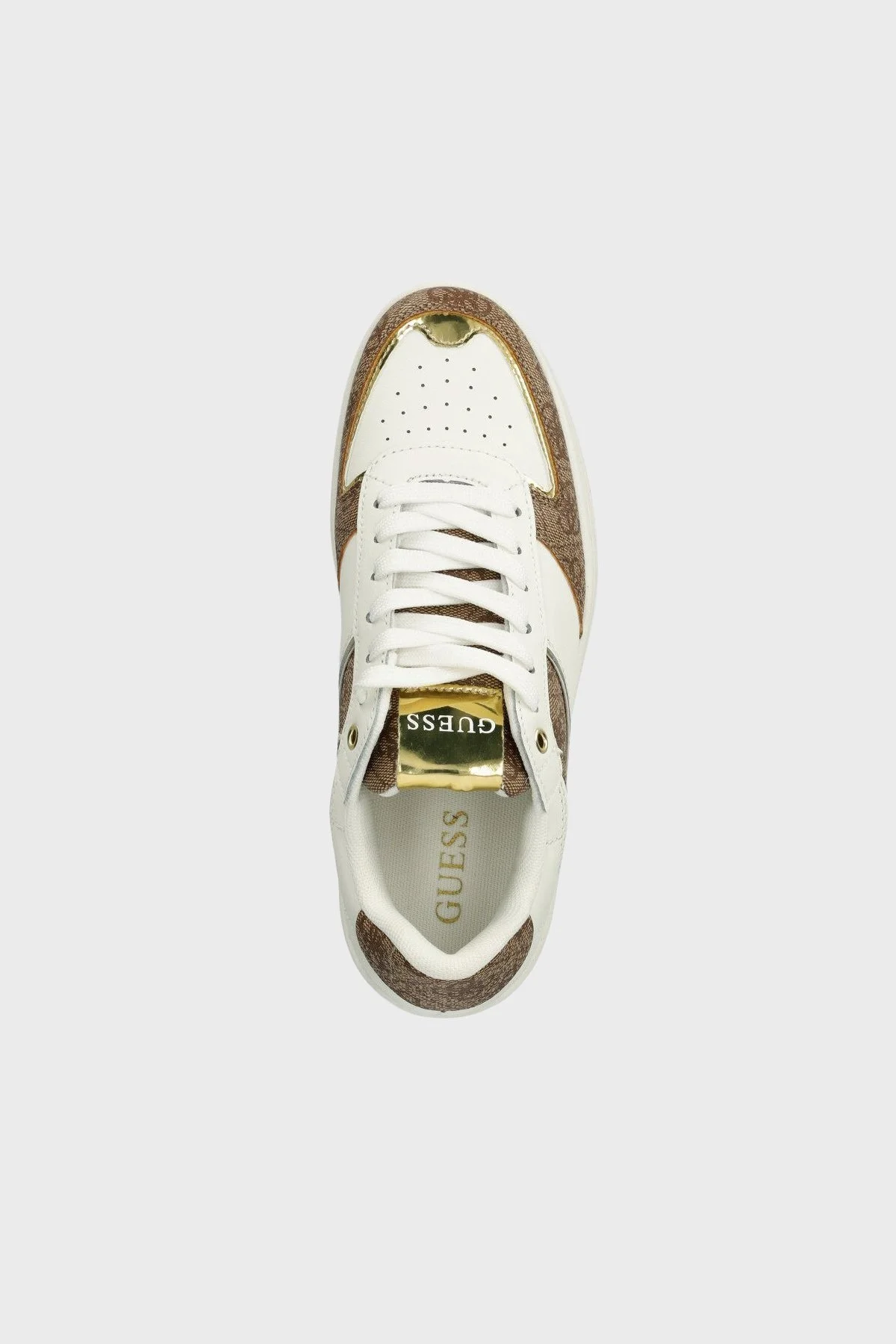 Guess Lulli Platform Sneaker FLJLLIFAL12 Bayan Ayakkabı FLJLLI FAL12 BEIBR KAHVE-BEJ - 4