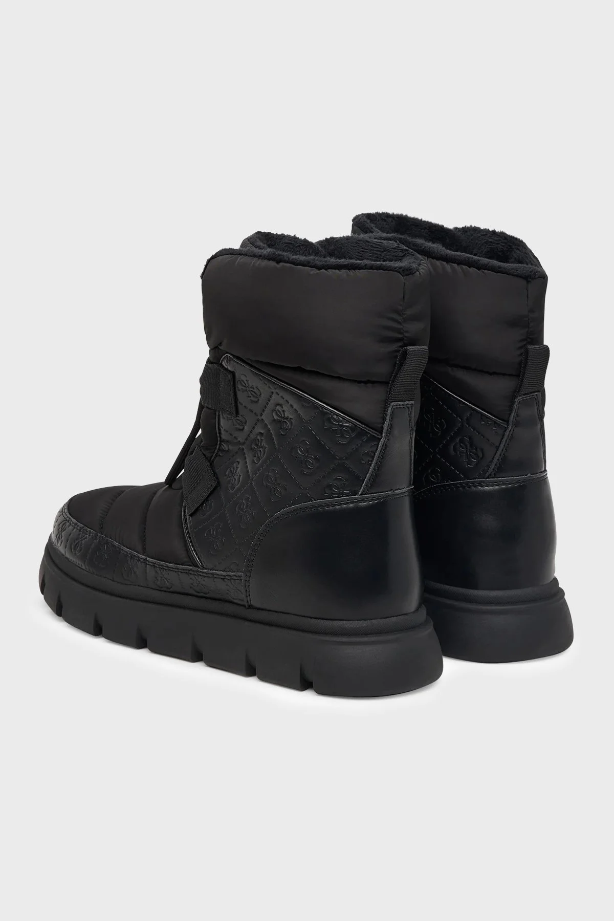 Guess Mabry Logolu Kalın Tabanlı Kadın Bot FLFMAB FAB10 BLACK Siyah - 3