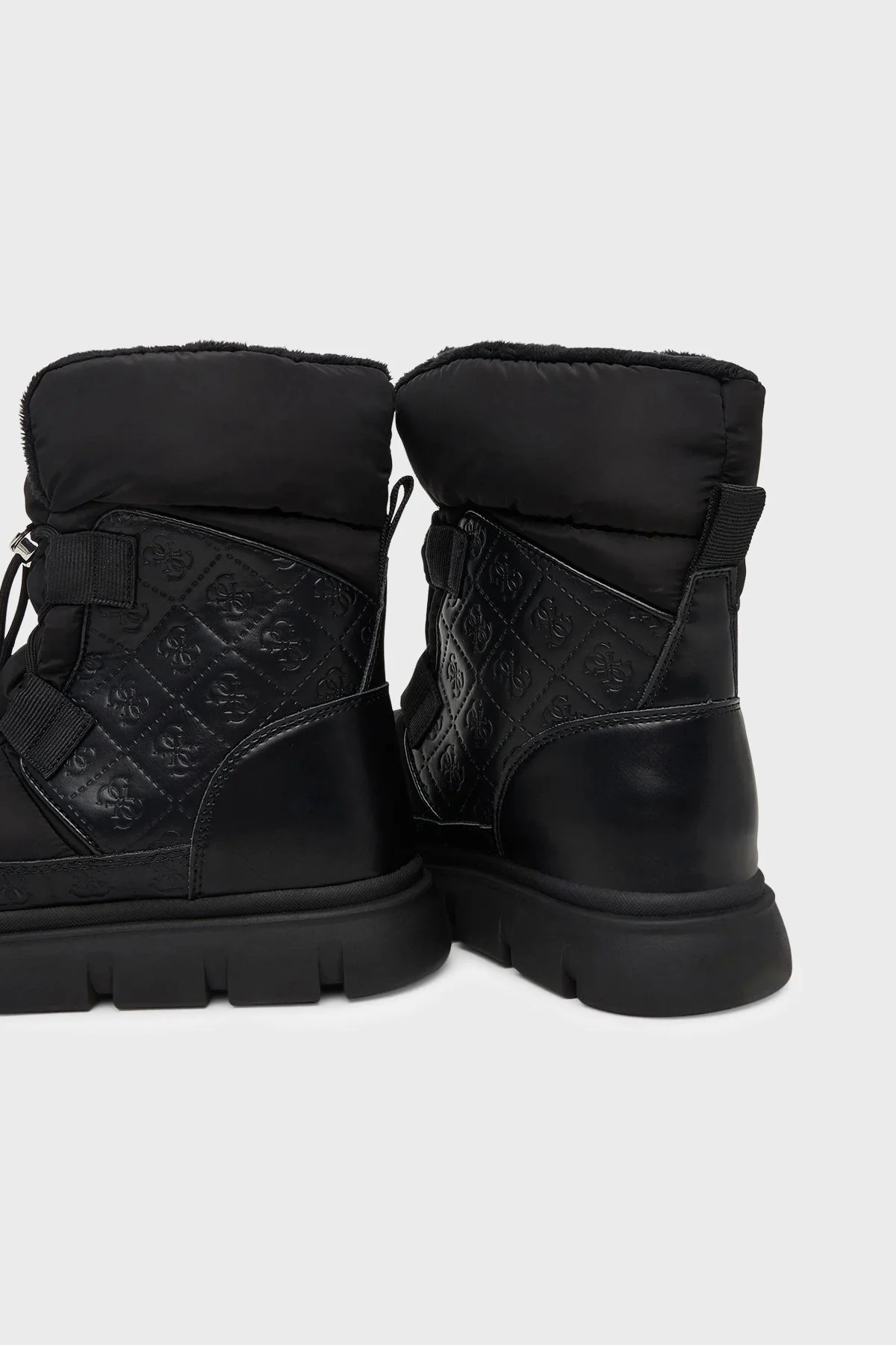 Guess Mabry Logolu Kalın Tabanlı Kadın Bot FLFMAB FAB10 BLACK Siyah - 5