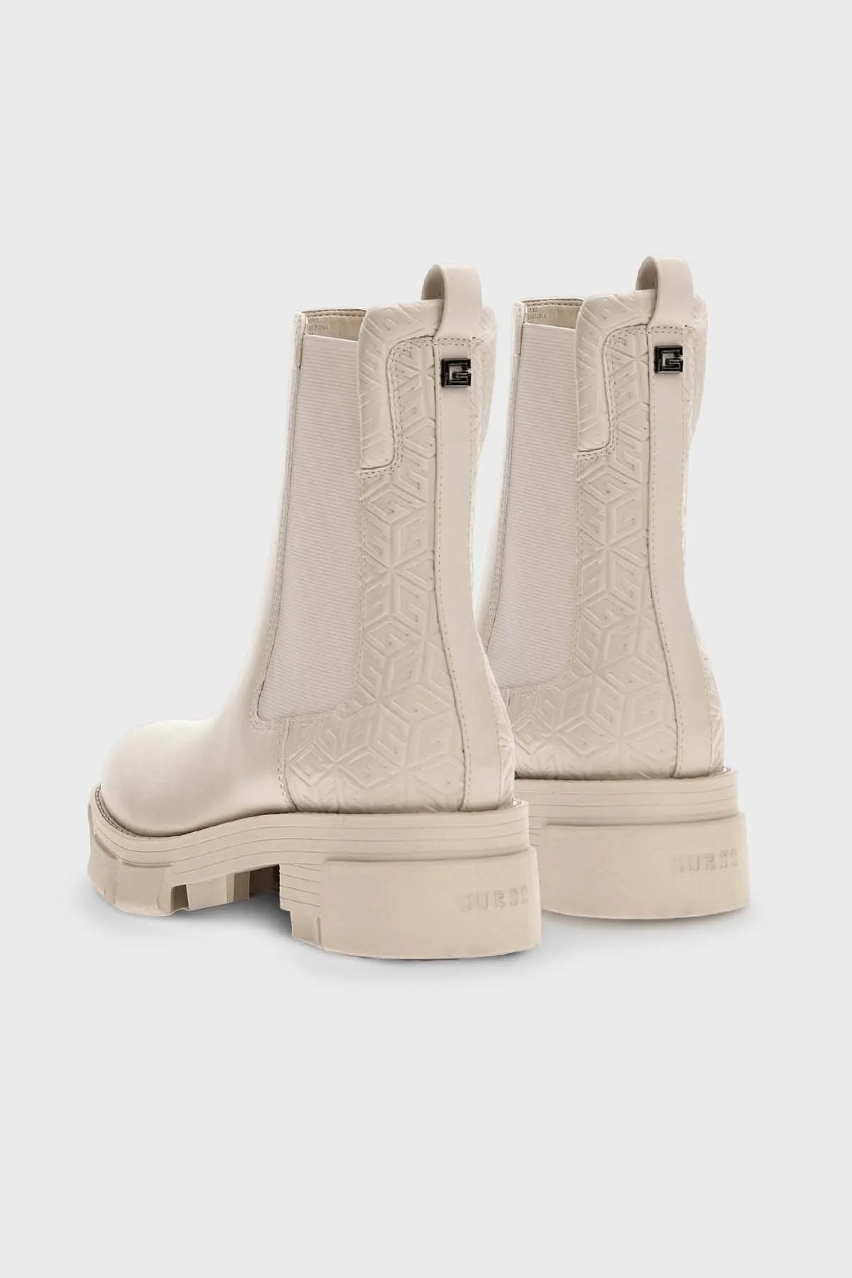 Guess Madla3 Chelsea Bayan Bot FL7M3D ELE10 CREAM KREM - 6