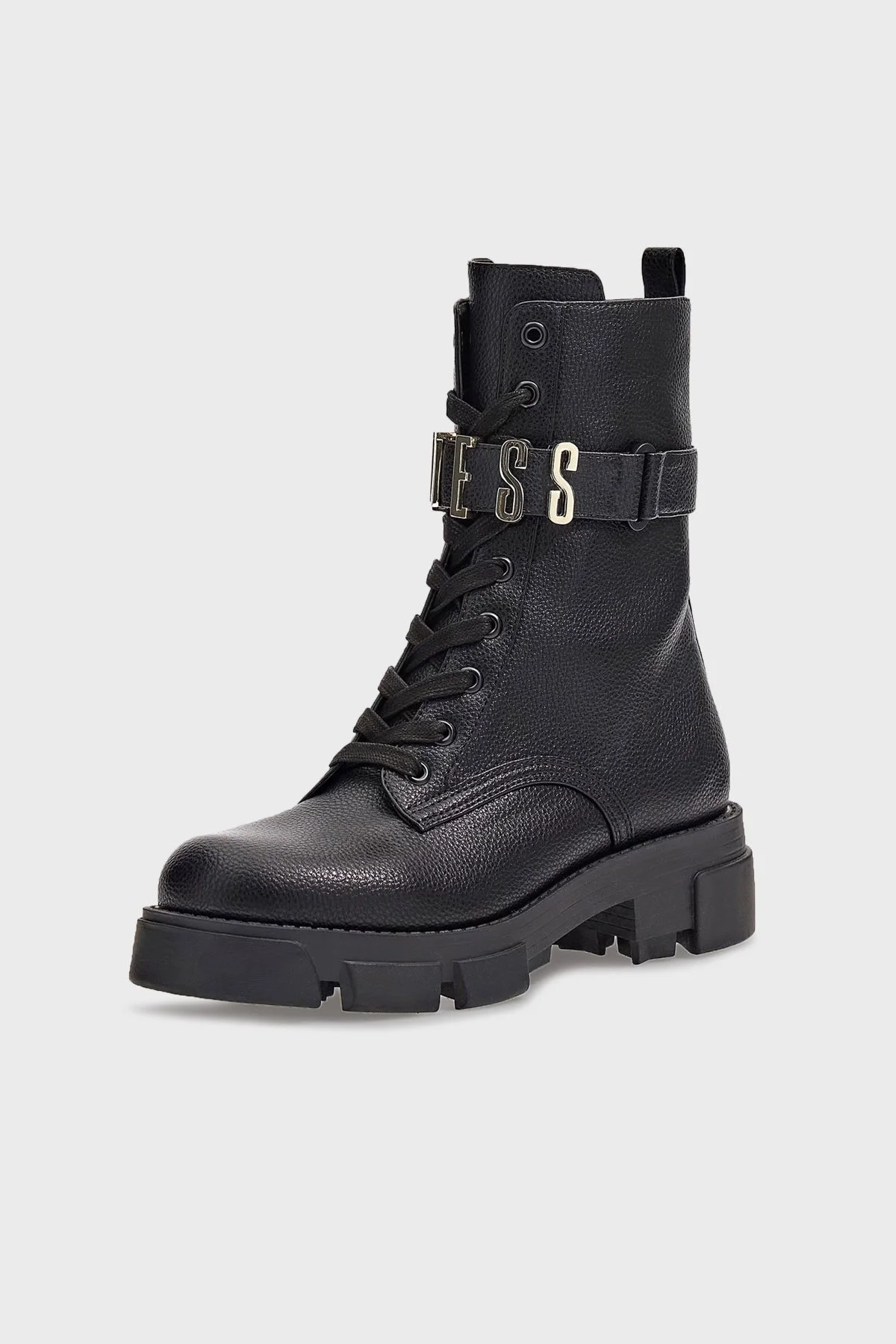 Guess Madox Logolu Fermuarlı FL8MDXELE10 Kadın Bot FL8MDX ELE10 BLACK SİYAH - 3