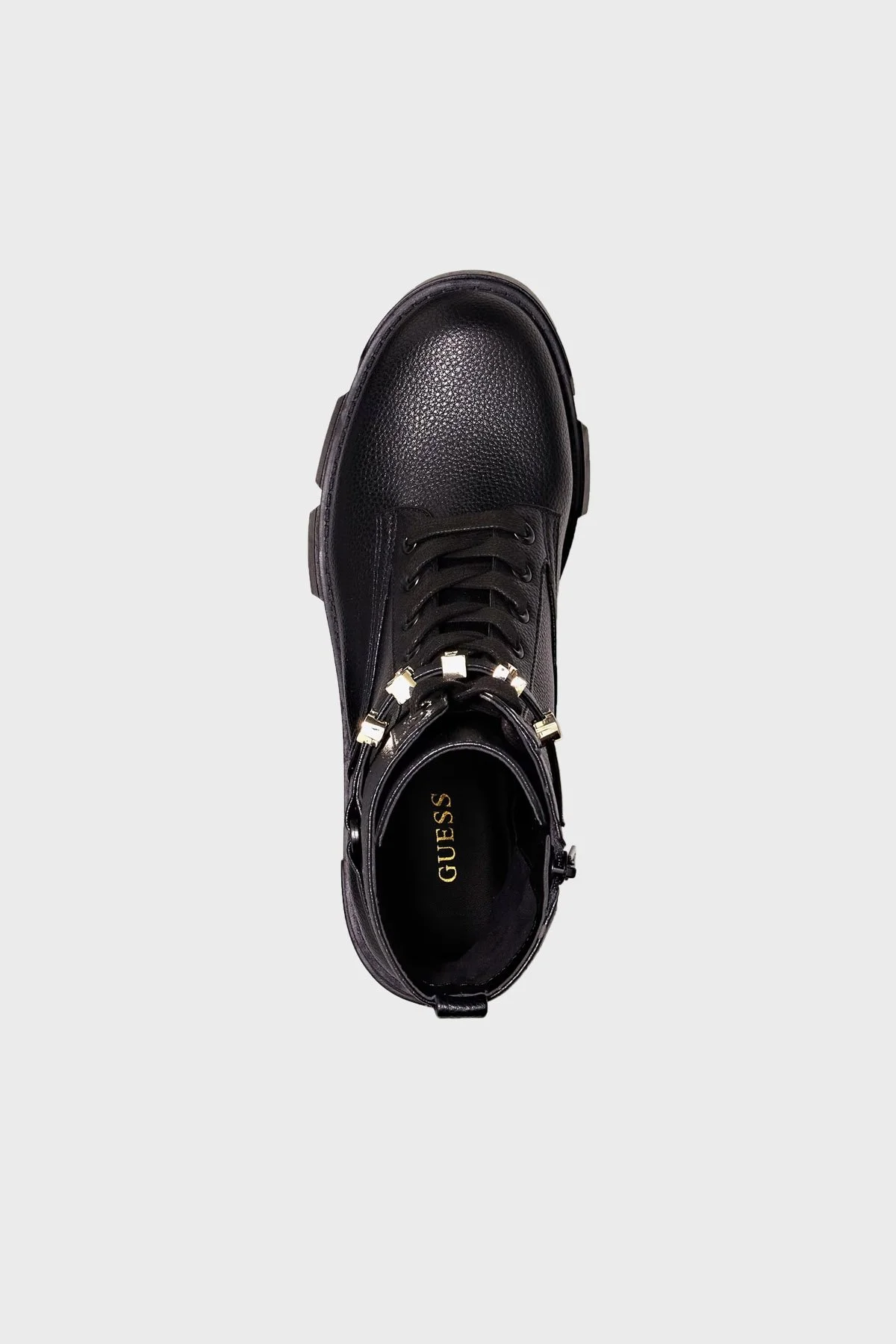 Guess Madox Logolu Fermuarlı FL8MDXELE10 Kadın Bot FL8MDX ELE10 BLACK SİYAH - 6