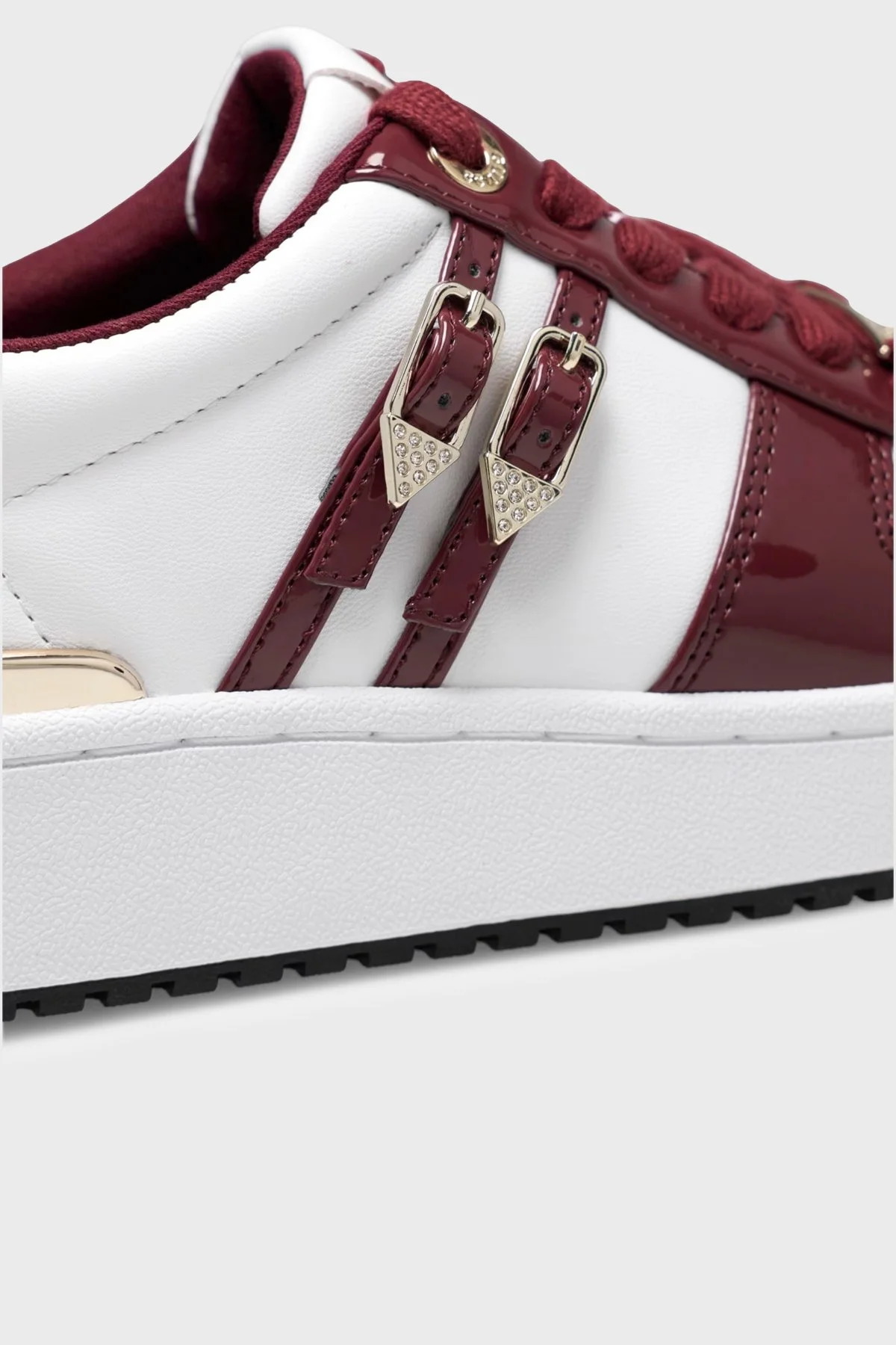 Guess Maggnet Logolu Sneaker FLFMAGELE12 Kadın Ayakkabı FLFMAG ELE12 WINE Bordo - 6