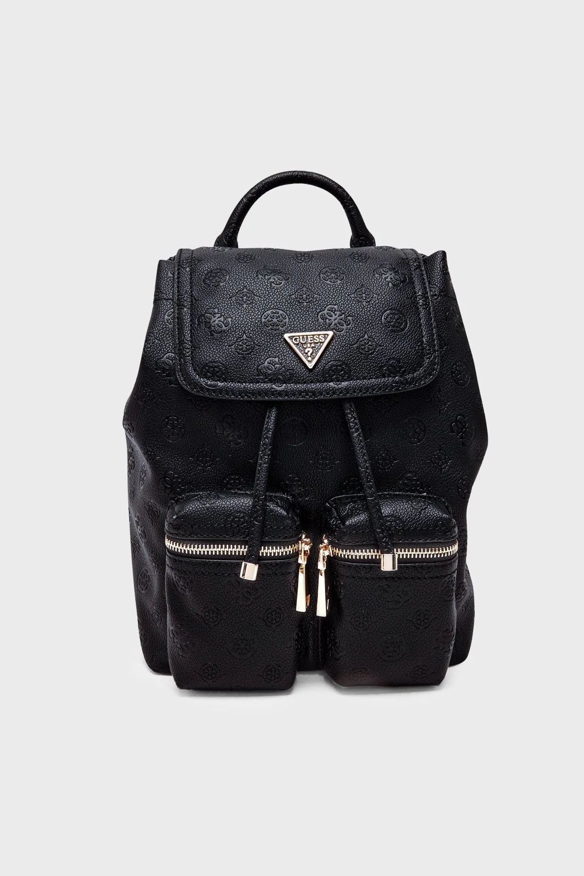 Guess Manhattan Ii 4G Logolu Ayarlanabilir Askılı HWPD7118310 Bayan Sırt Çantası HWPD71 18310 BLO SİYAH - 1