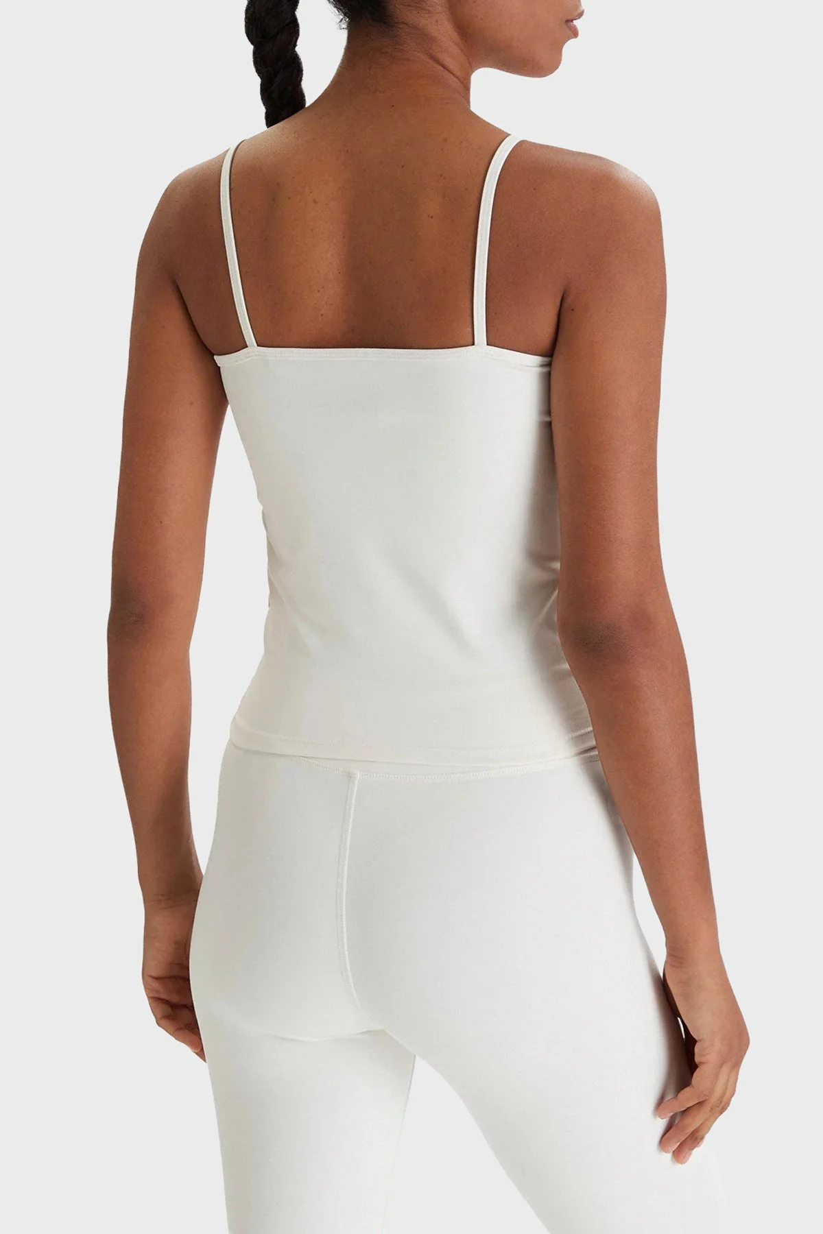 Guess Margot Logolu İnce Askılı Slim Fit Yuvarlak Yaka V6RP14KD952 Bayan Top V6RP14 KD952 G027 BEYAZ - 3