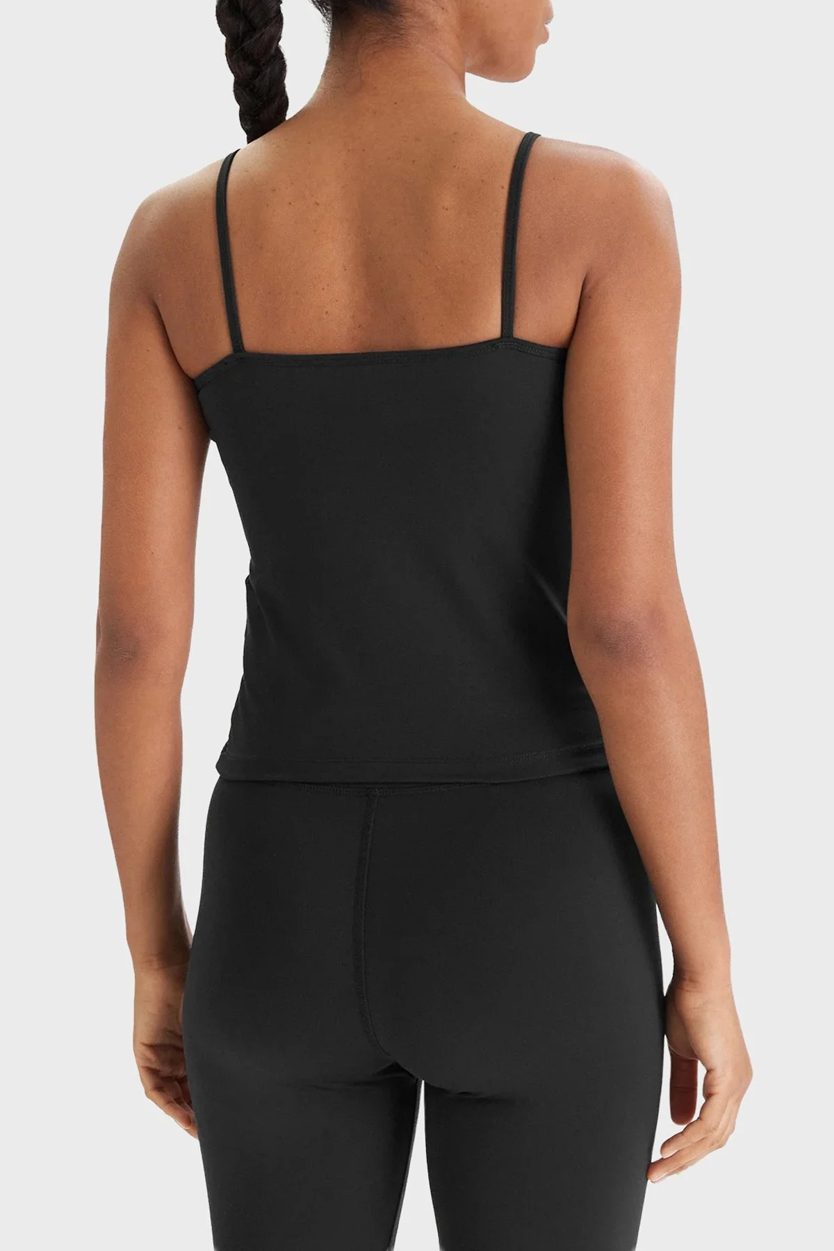 Guess Margot Logolu İnce Askılı Slim Fit Yuvarlak Yaka V6RP14KD952 Bayan Top V6RP14 KD952 JBLK SİYAH - 3