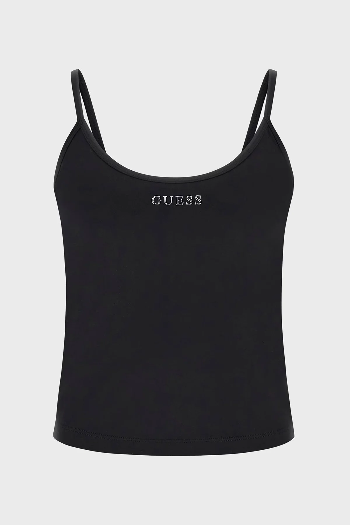Guess Margot Logolu Slim Fit Yuvarlak Yaka İnce Askılı V5RP09KCD02 Bayan Top V5RP09 KCD02 JBLK SİYAH - 6