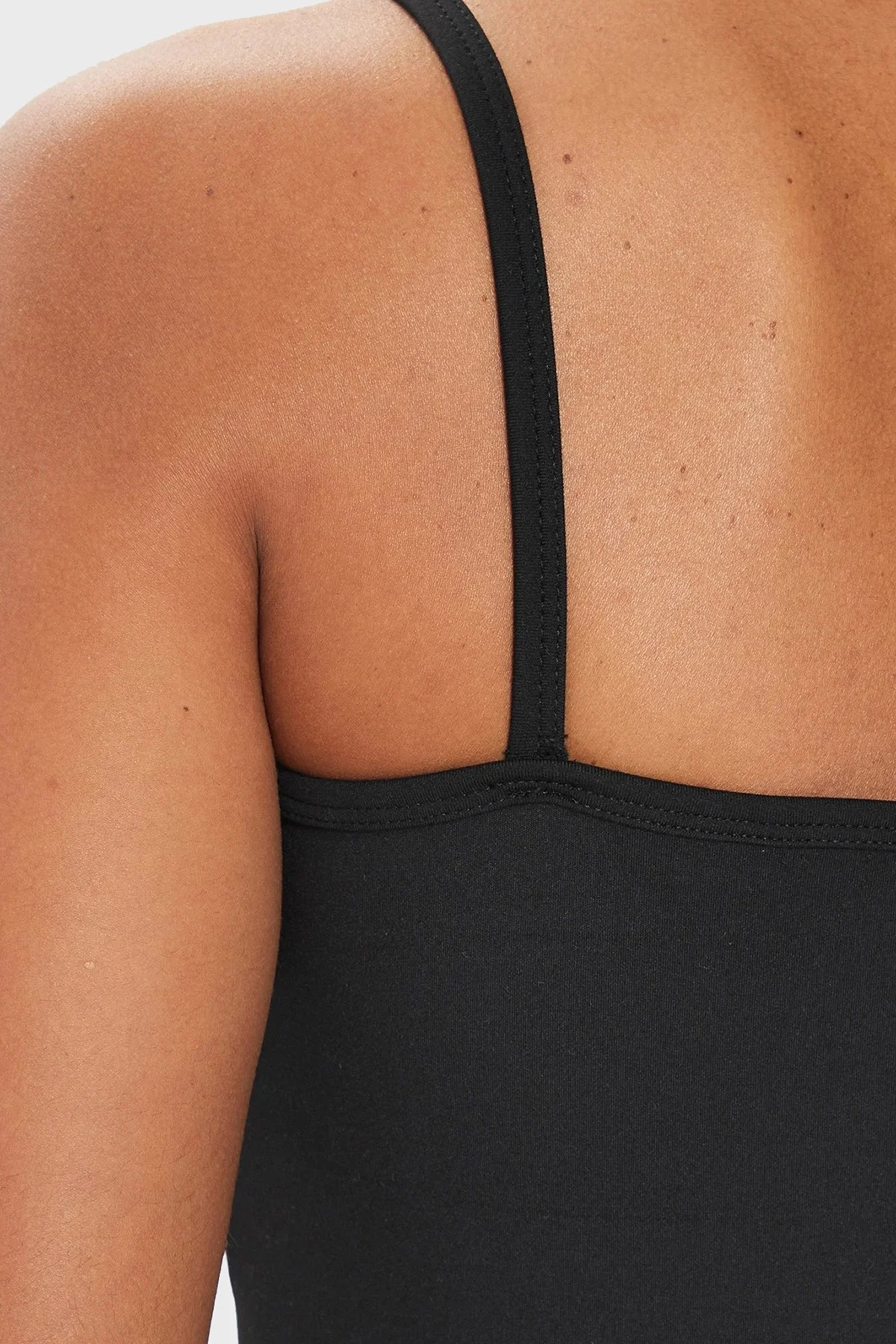 Guess Marika Streç Slim Fit İp Askılı Crop V4YP11KCD02 Bayan Top V4YP11 KCD02 JBLK SİYAH - 5