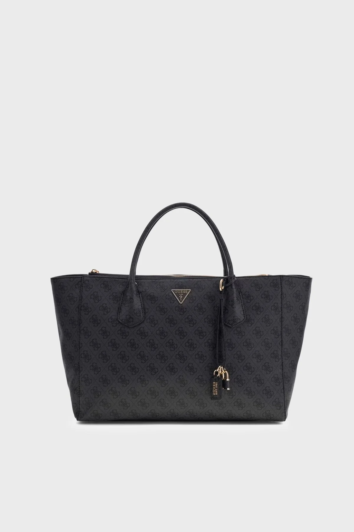 Guess Marissa Logolu Çıkarılabilir Askılı HWSG2482240 Kadın Çanta HWSG24 82240 CLO Antrasit - 1
