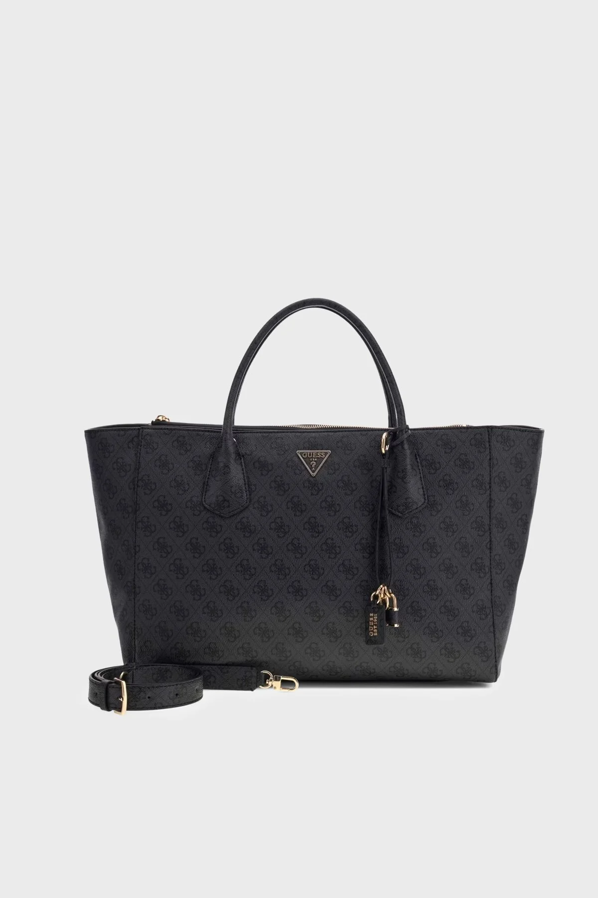 Guess Marissa Logolu Çıkarılabilir Askılı HWSG2482240 Kadın Çanta HWSG24 82240 CLO Antrasit - 3