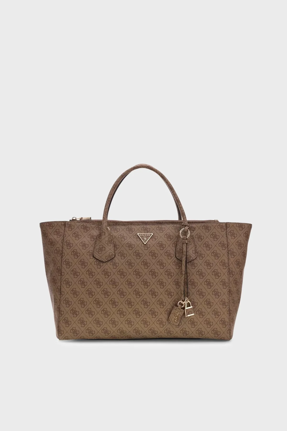 Guess Marissa Logolu Çıkarılabilir Askılı HWSG2482240 Kadın Çanta HWSG24 82240 LTL Kahve - 1