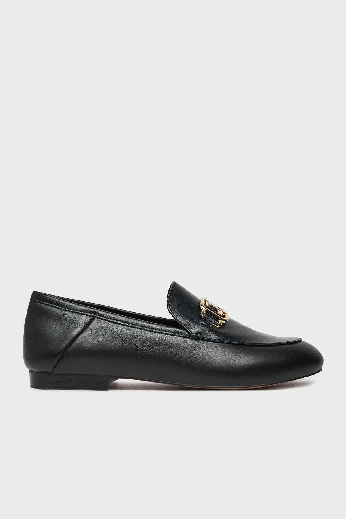 Guess Martynas Logolu Hakiki Deri Loafer FLPMARLEA14 Bayan Ayakkabı FLPMAR LEA14 BLACK SİYAH - 6