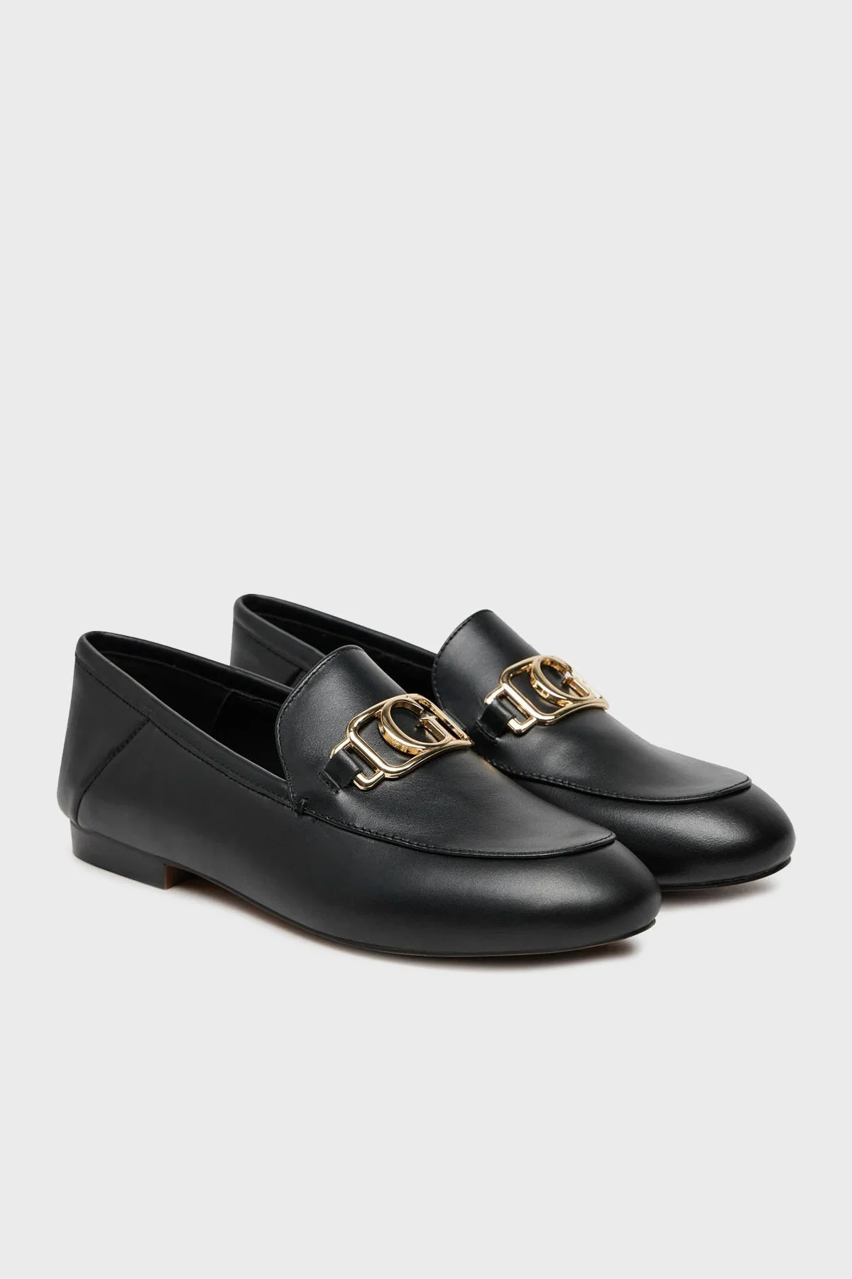 Guess Martynas Logolu Hakiki Deri Loafer FLPMARLEA14 Bayan Ayakkabı FLPMAR LEA14 BLACK SİYAH - 7