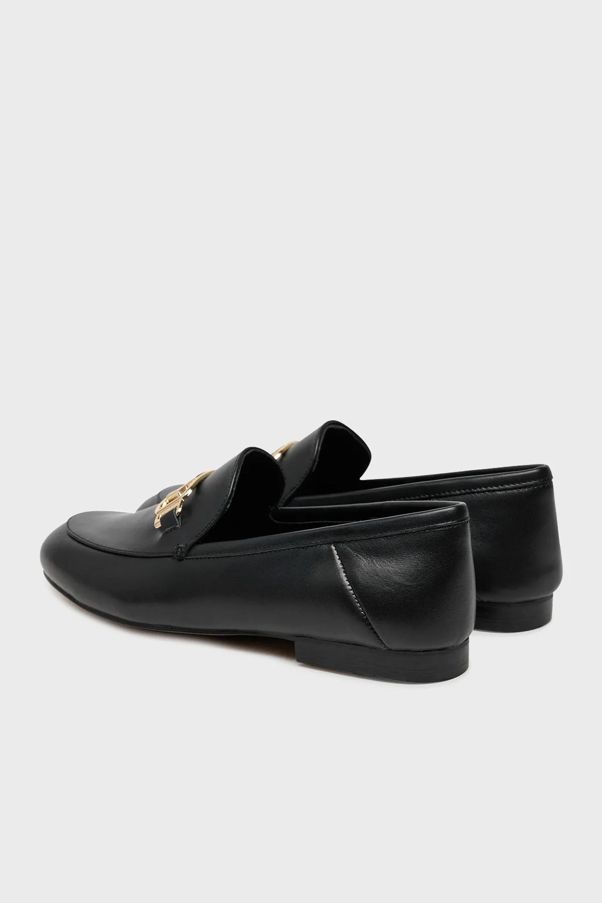 Guess Martynas Logolu Hakiki Deri Loafer FLPMARLEA14 Bayan Ayakkabı FLPMAR LEA14 BLACK SİYAH - 8