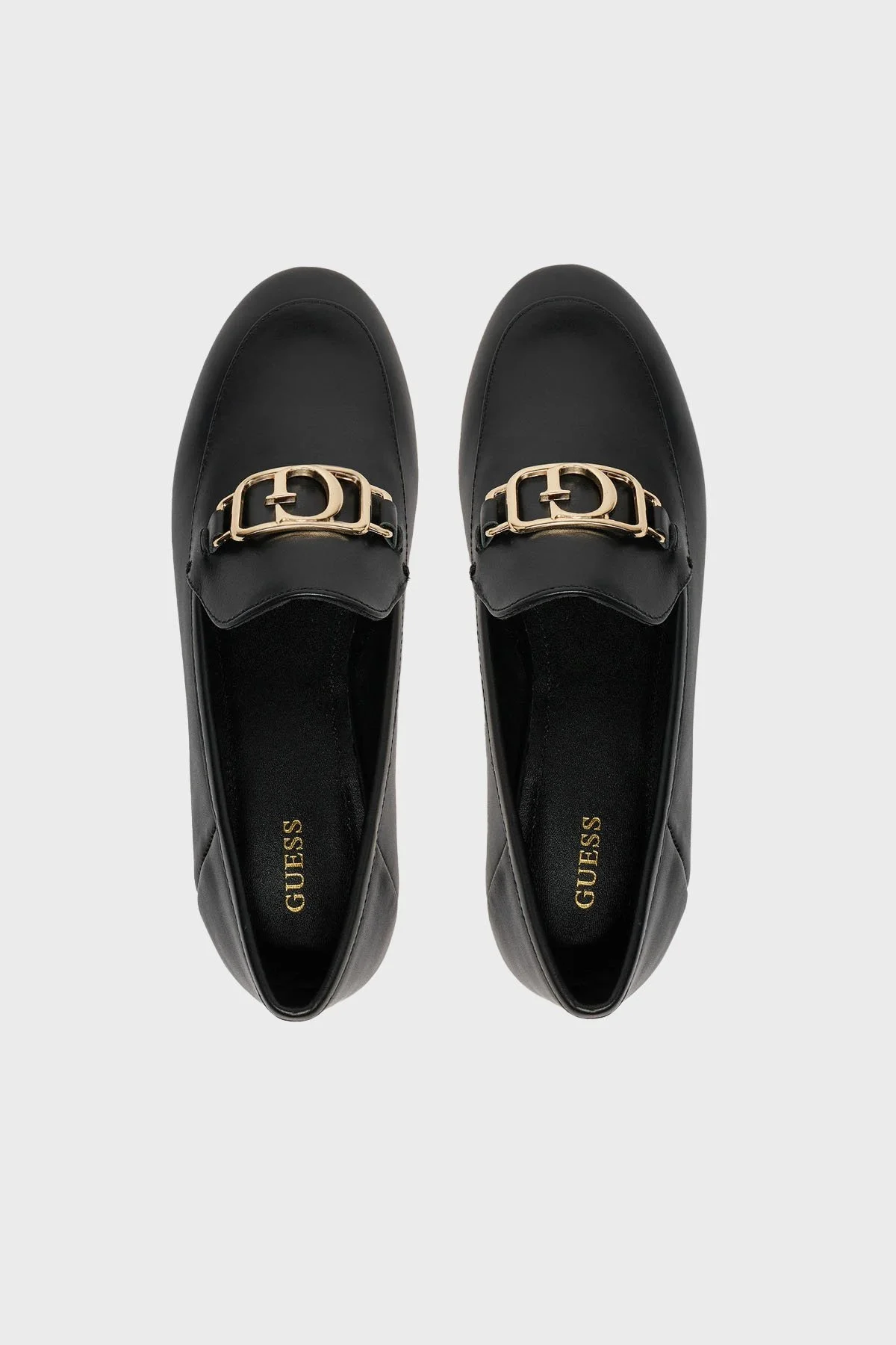Guess Martynas Logolu Hakiki Deri Loafer FLPMARLEA14 Bayan Ayakkabı FLPMAR LEA14 BLACK SİYAH - 9