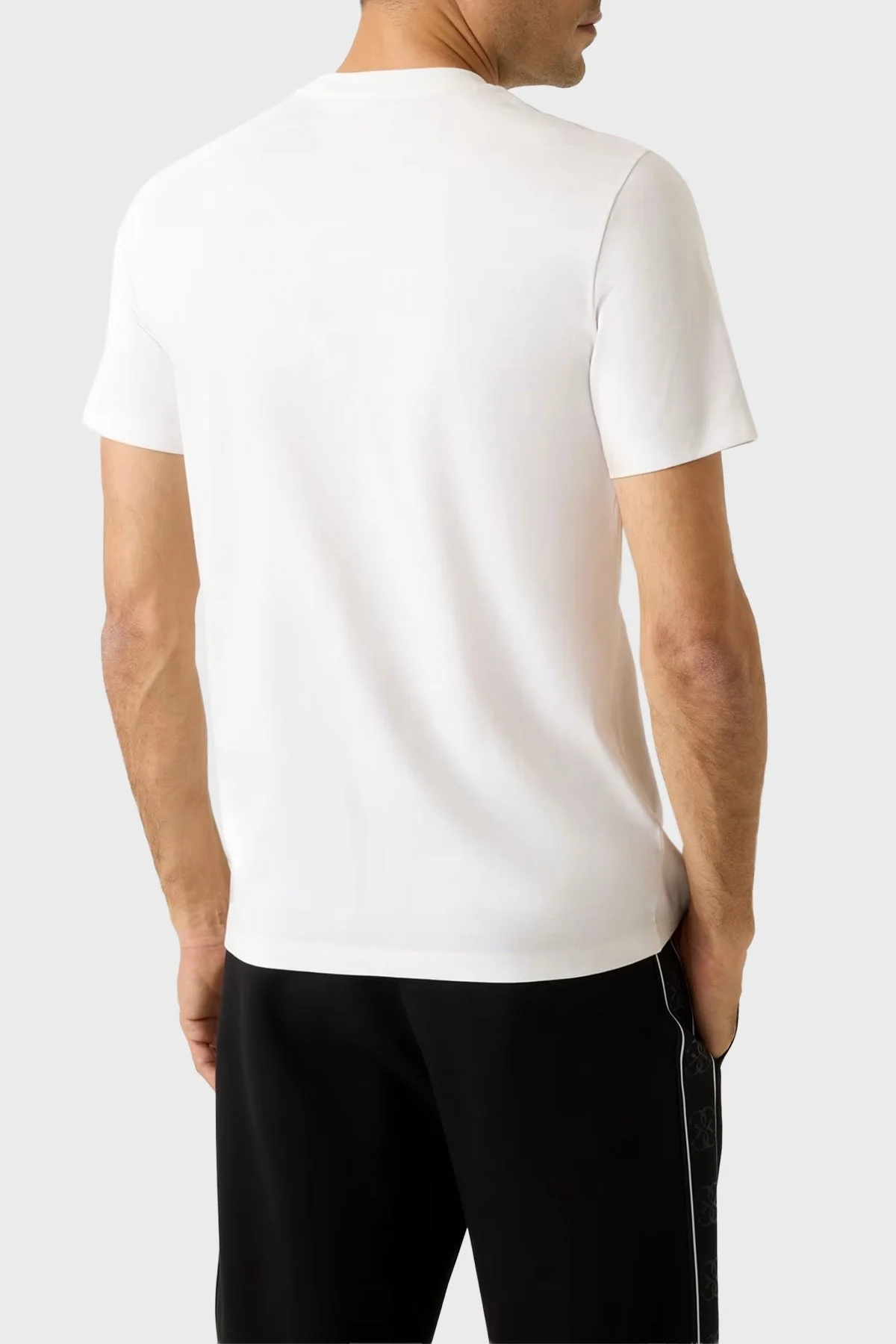 Guess Maska Pamuklu Regular Fit Logolu Bisiklet Yaka Z6RI15I3Z14 Erkek T Shirt Z6RI15 I3Z14 G018 BEYAZ - 3