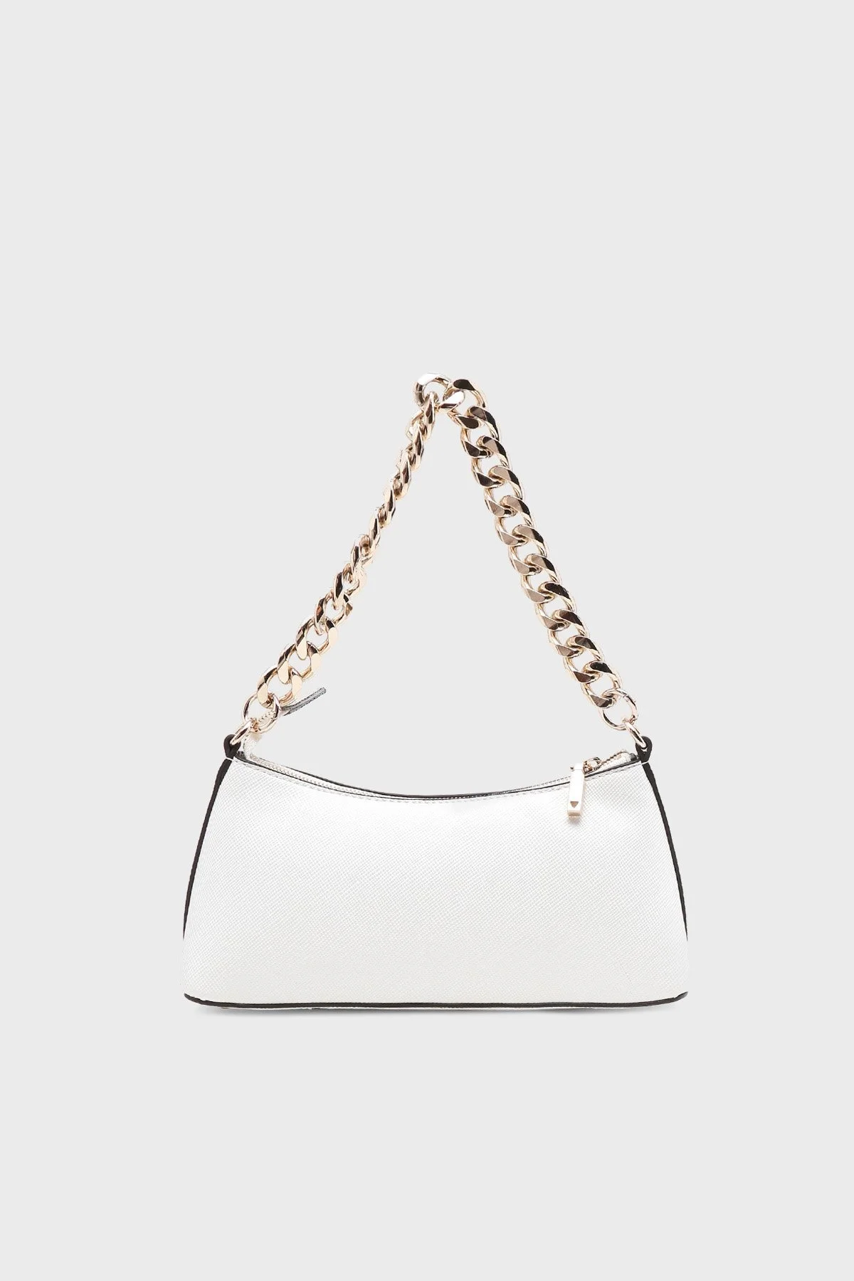 Guess Matilde Logolu Zincir Detaylı Çıkarılabilir Askılı Bayan Çanta HWVG8755120 WHI BEYAZ - 4
