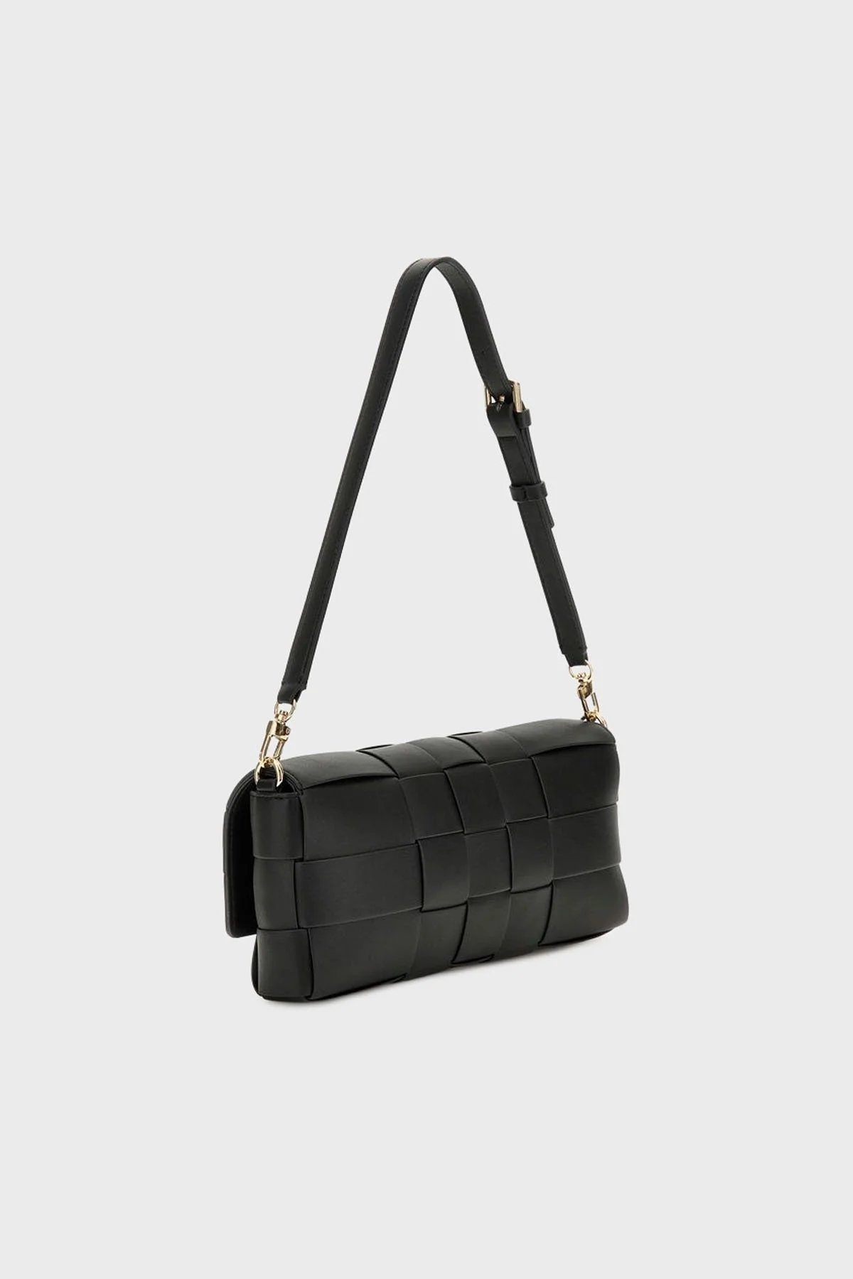 Guess Maylee Logolu Ayarlanabilir Askılı HWWG9661190 Bayan Çanta HWWG96 61190 BLA SİYAH - 2