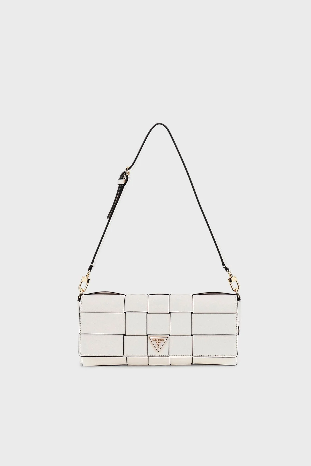 Guess Maylee Logolu Ayarlanabilir Askılı HWWG9661190 Bayan Çanta HWWG96 61190 OFF BEYAZ - 1