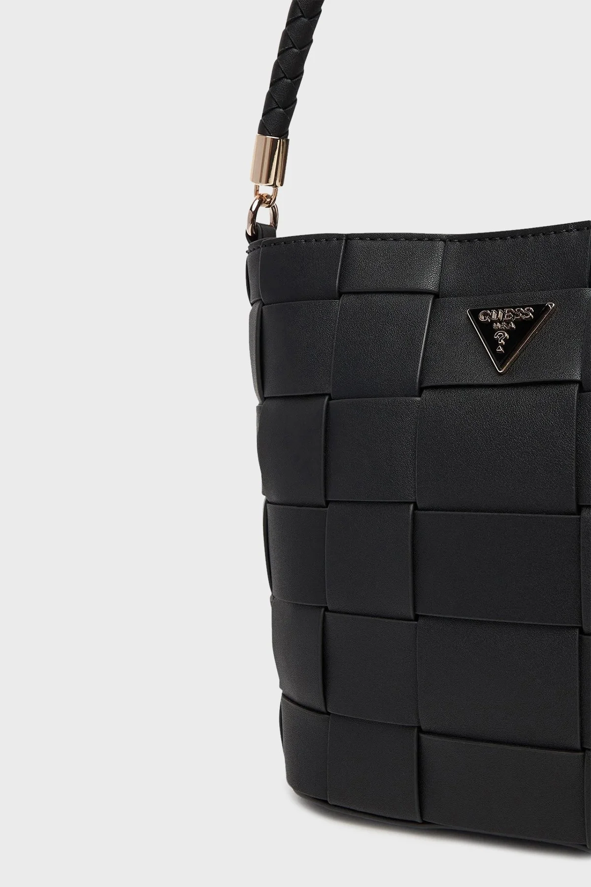 Guess Maylee Logolu Çıkarılabilir Askılı HWWG9661030 Bayan Çanta HWWG96 61030 BLA SİYAH - 6