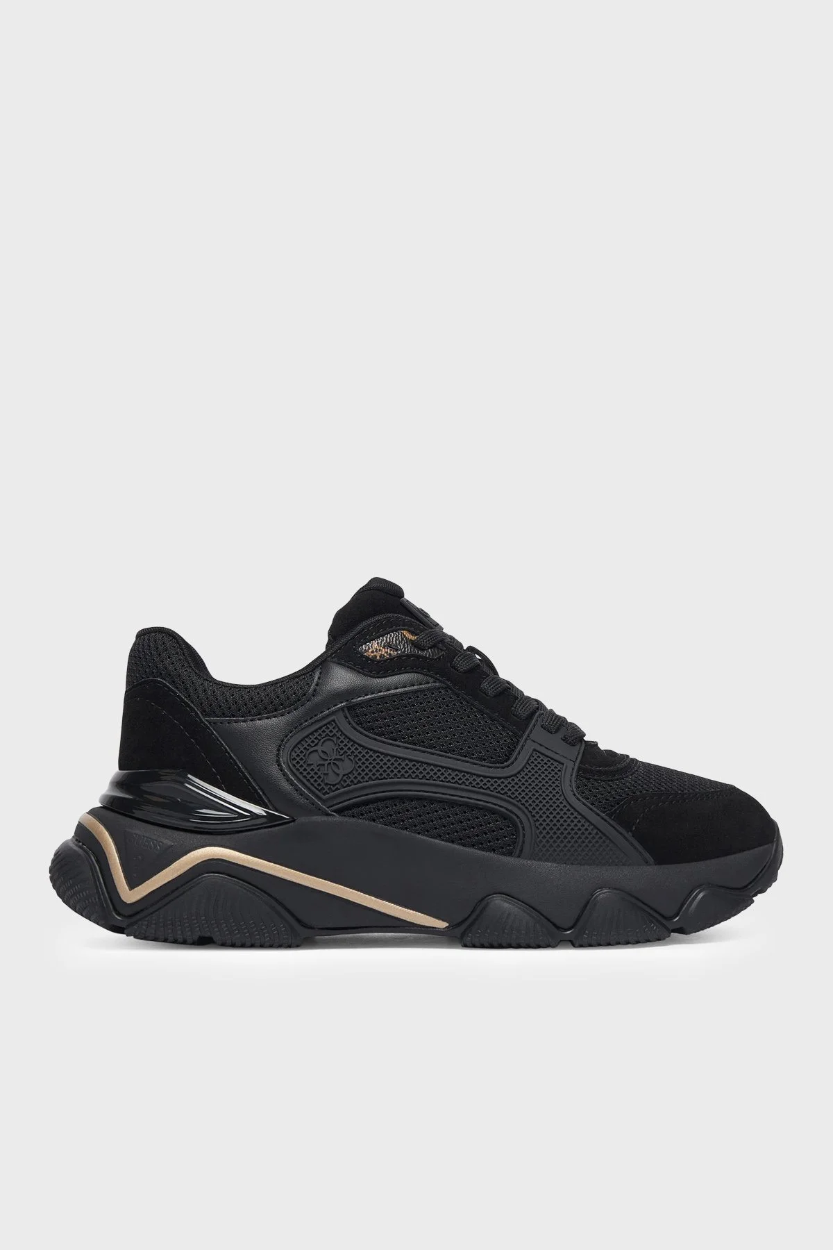 Guess Mazzy Logolu Sneaker FLTMZ2FAB12 Kadın Ayakkabı FLTMZ2 FAB12 BLACK Siyah - 1