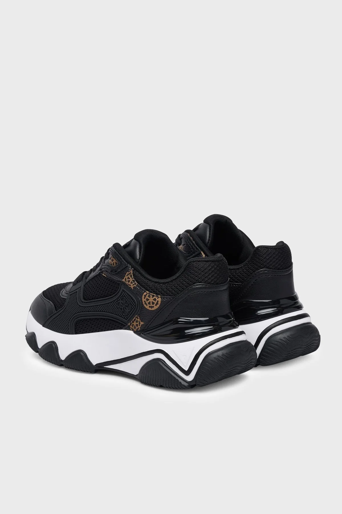 Guess Mazzy Logolu Sneaker FLTMZZELE12 Kadın Ayakkabı FLTMZZ ELE12 BLACK Siyah - 3