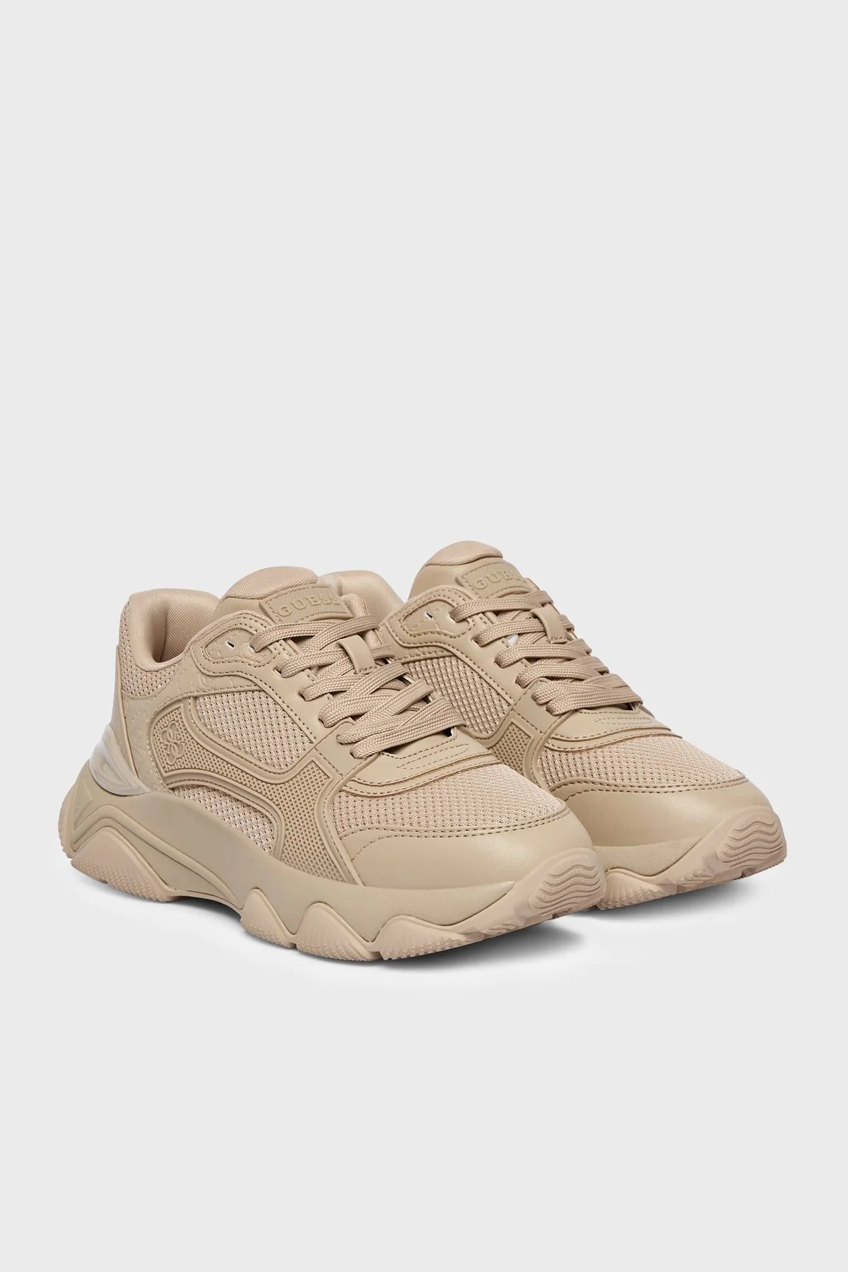 Guess Mazzy Logolu Sneaker FLTMZZELE12 Kadın Ayakkabı FLTMZZ ELE12 NUDE Ten - 3