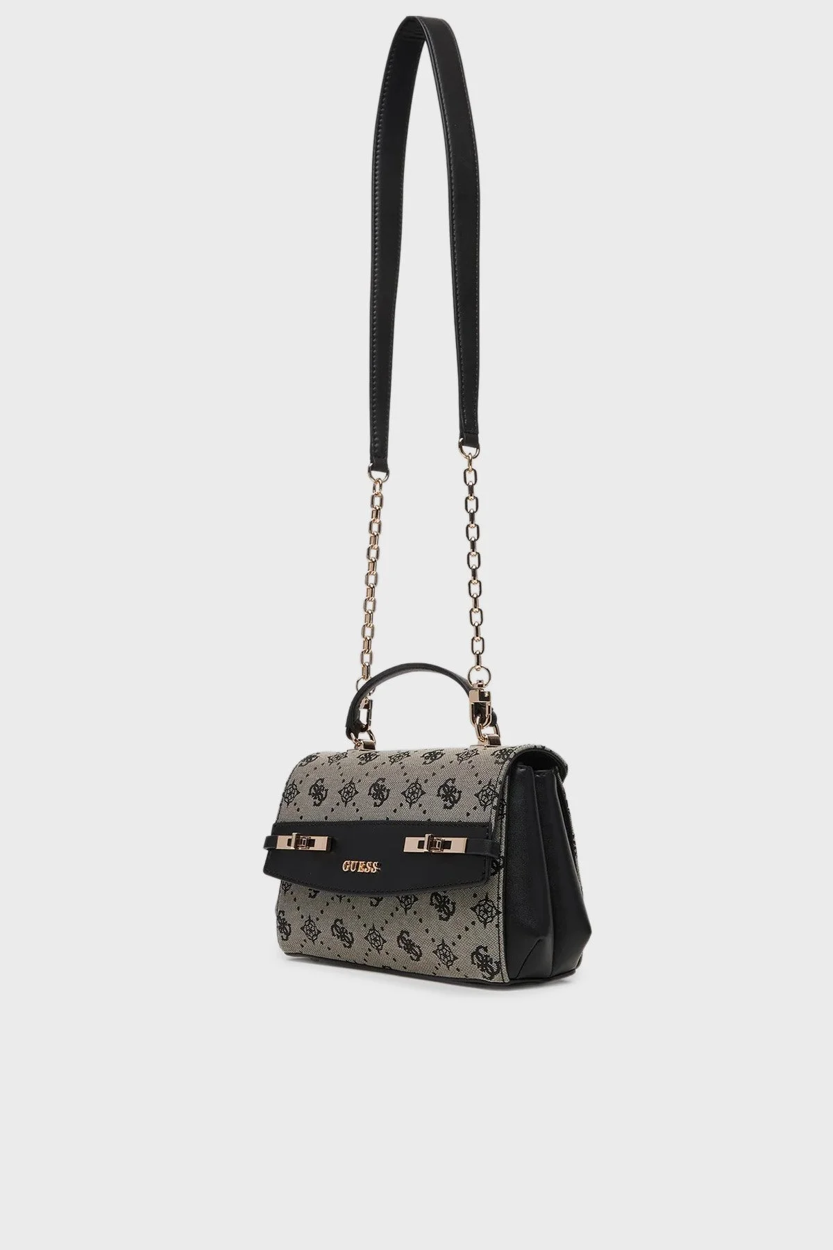 Guess Melinda 4G Logolu Çıkarılabilir Askılı HWJP9902200 Bayan Çanta HWJP99 02200 BLO SİYAH - 4