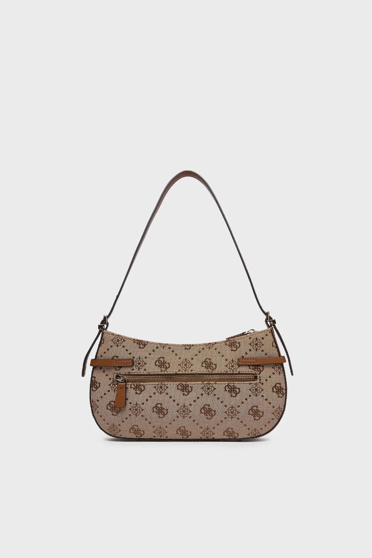 Guess Melinda 4G Logolu Çıkarılabilir Omuz Askılı HWJP9902170 Bayan Çanta HWJP99 02170 LTL KAHVE - 3