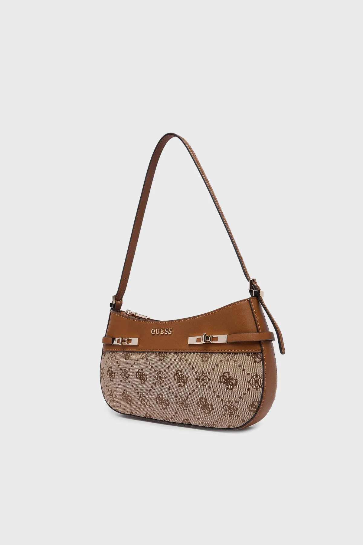 Guess Melinda 4G Logolu Çıkarılabilir Omuz Askılı HWJP9902170 Bayan Çanta HWJP99 02170 LTL KAHVE - 4