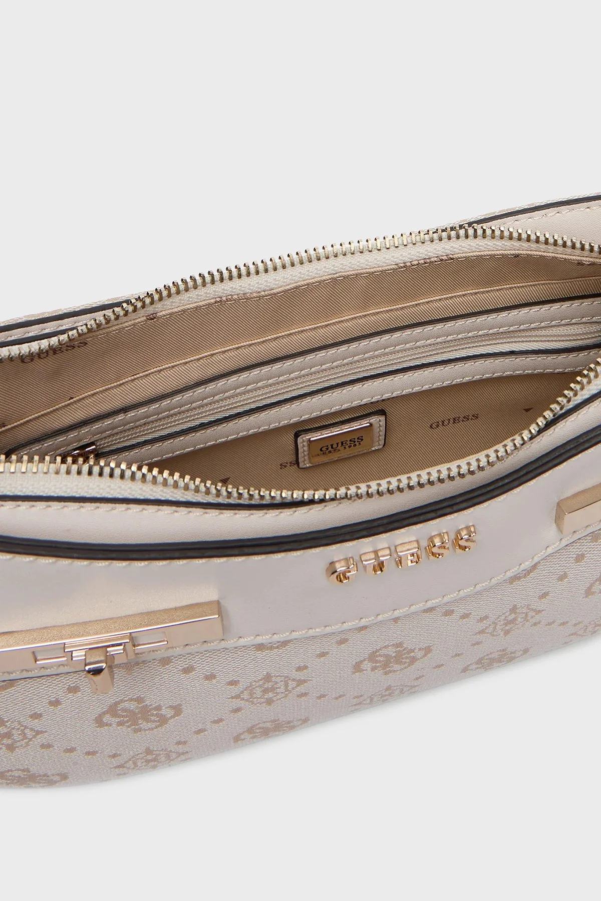 Guess Melinda 4G Logolu Çıkarılabilir Omuz Askılı HWJP9902170 Bayan Çanta HWJP99 02170 OFL TURUNCU - 6