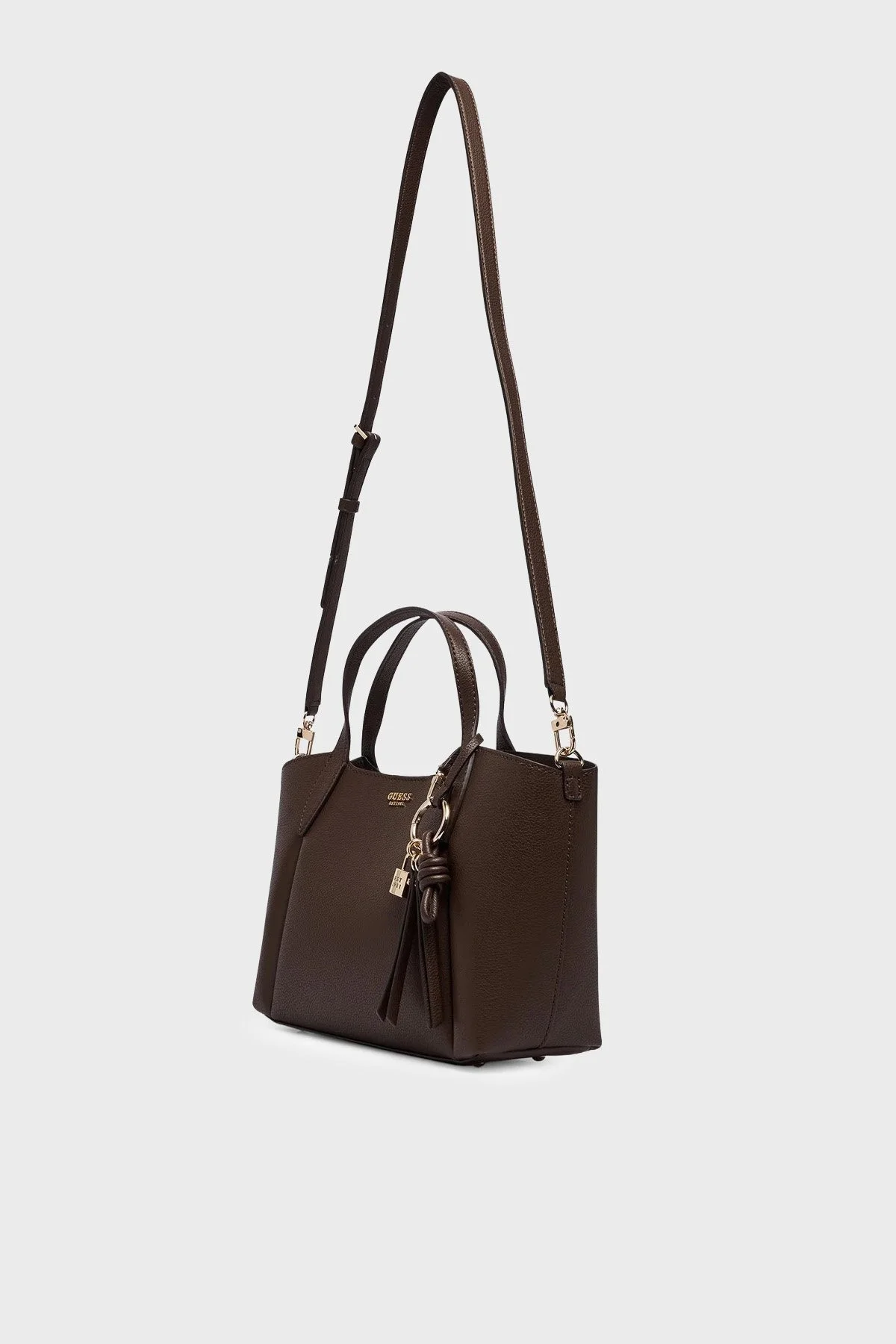 Guess Melody Logolu Çıkarılabilir Askılı HWBG9735060 Kadın Çanta HWBG97 35060 BRO Kahve - 7