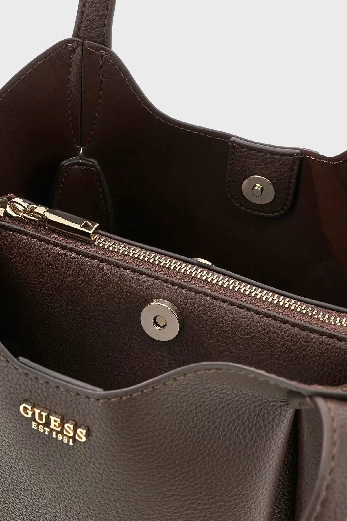 Guess Melody Logolu Omuz Askılı HWBG9735030 Kadın Çanta HWBG97 35030 BRO Kahve - 5