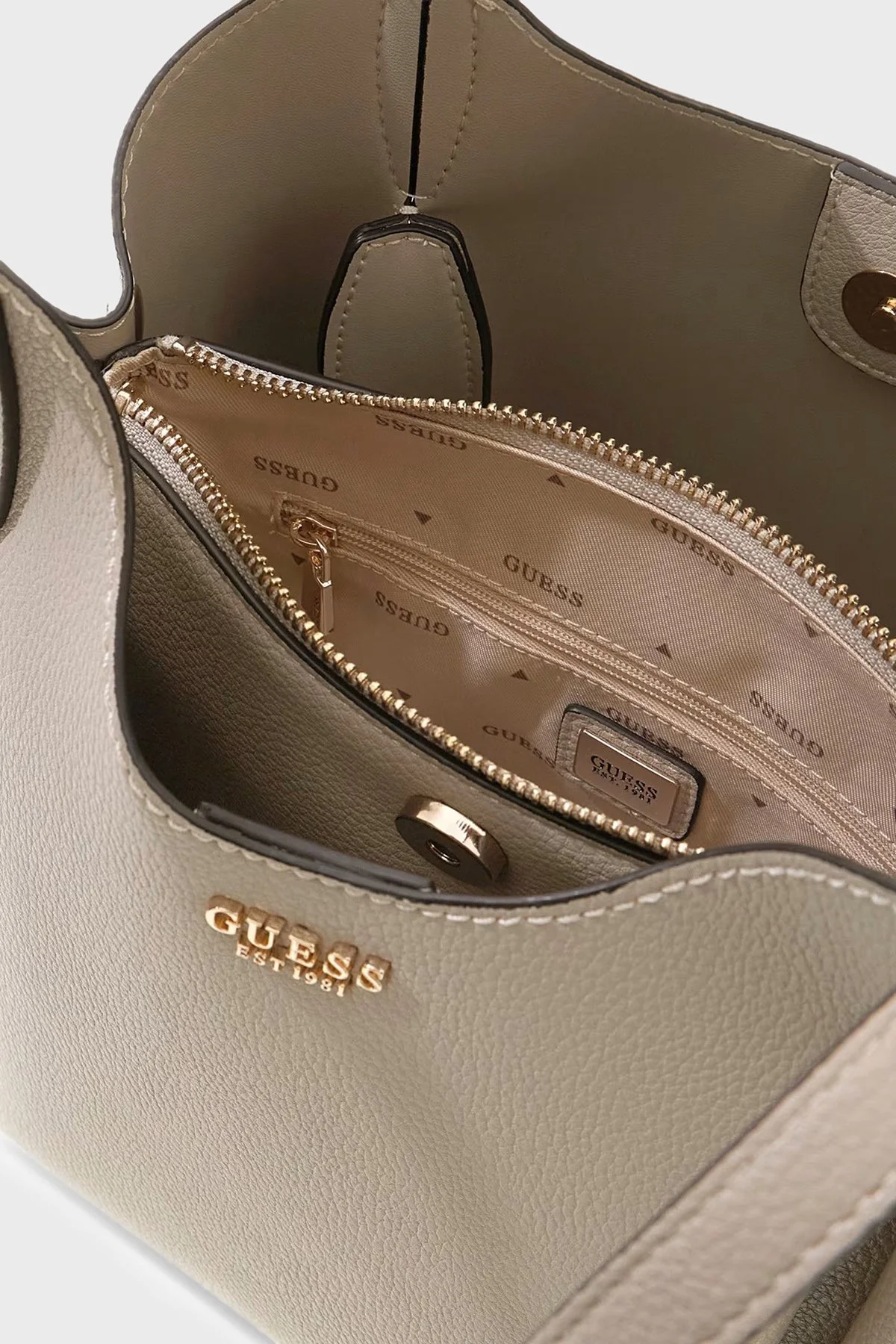 Guess Melody Logolu Omuz Askılı HWBG9735030 Kadın Çanta HWBG97 35030 LTA Bej - 4