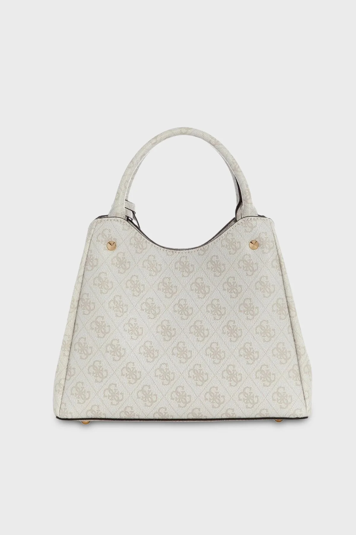 Guess Meridian Logolu Çıkarılabilir Askılı HWSG6974050 Kadın Çanta HWSG69 74050 BNN Krem - 2