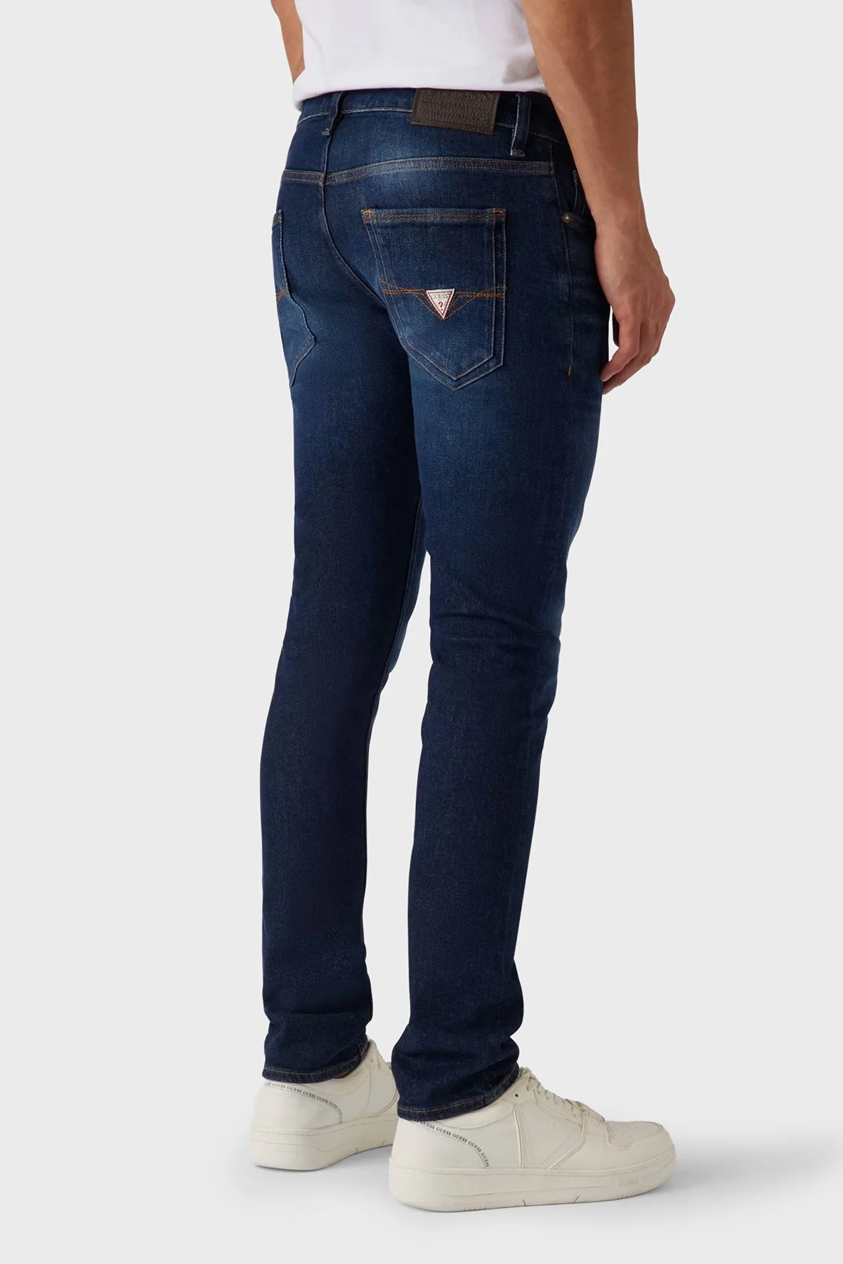 Guess Miami Streç Pamuklu Skinny Fit Düşük Bel Dar Paça M2YAN1D4Q41 Erkek Pantolon M2YAN1 D4Q41 2CRD LACİVERT - 3