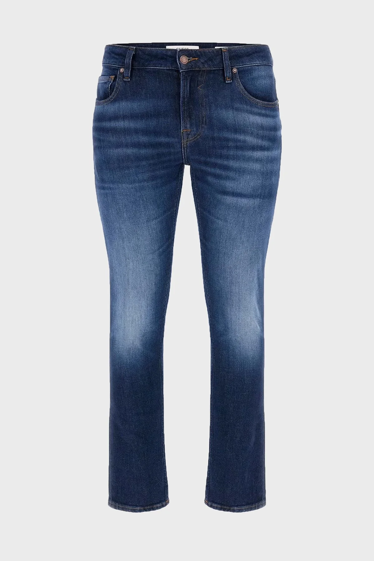 Guess Miami Streç Pamuklu Skinny Fit Düşük Bel Dar Paça M2YAN1D4Q41 Erkek Pantolon M2YAN1 D4Q41 2CRD LACİVERT - 5