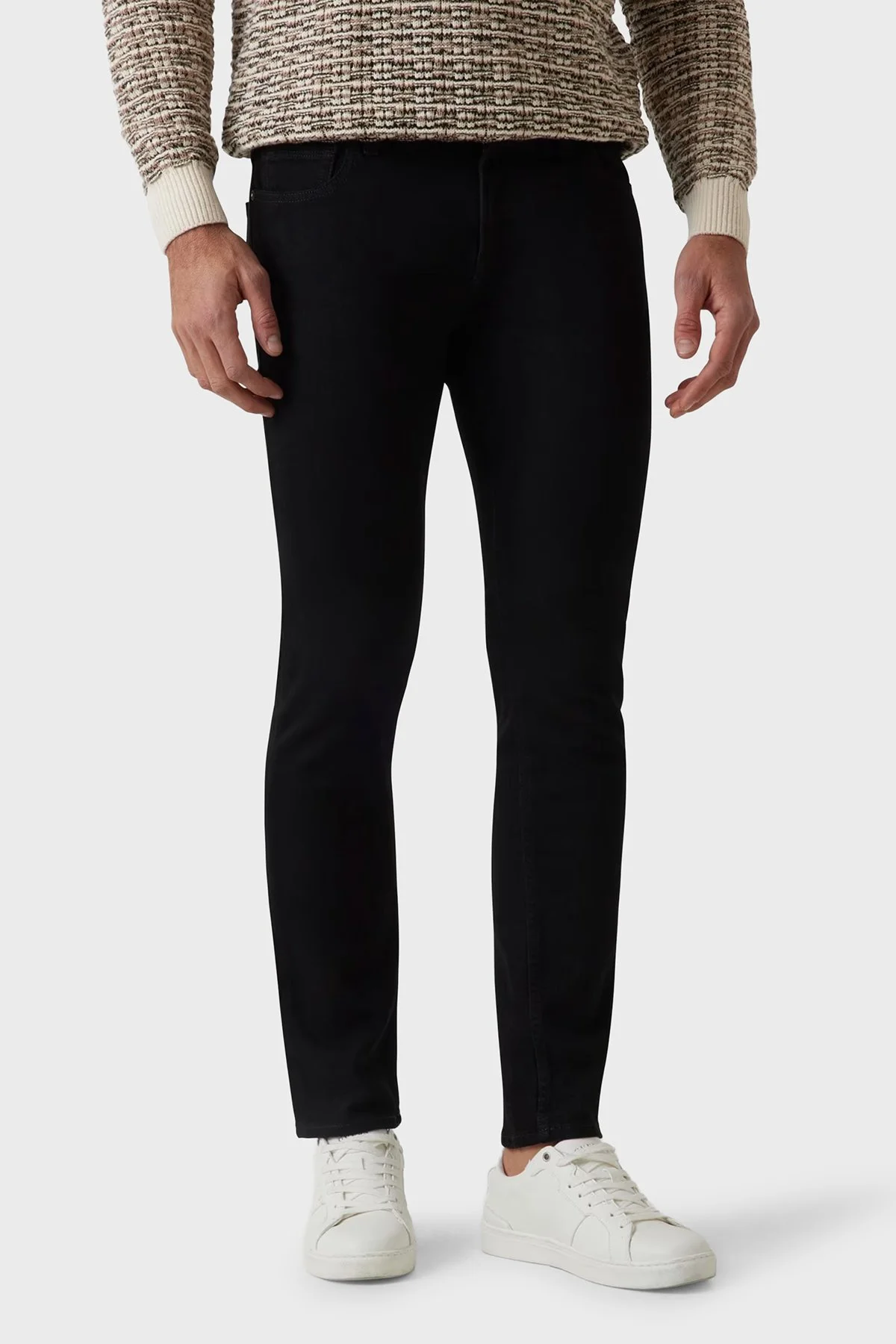 Guess Miami Streç Pamuklu Skinny Fit Düşük Bel Dar Paça M2YAN1D4Q51 Erkek Pantolon M2YAN1 D4Q51 2CRB SİYAH - 1