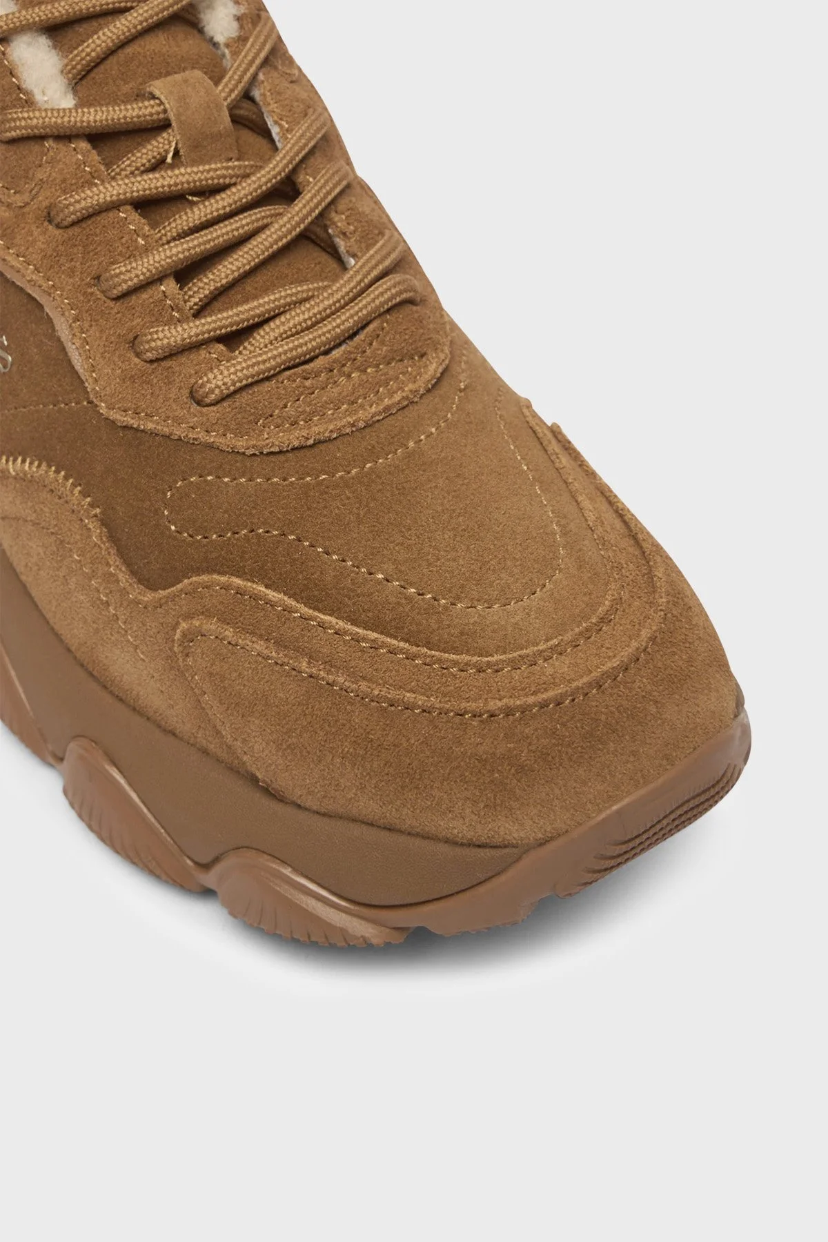 Guess Micola Logolu Süet Sneaker FLFMI3SUE12 Kadın Ayakkabı FLFMI3 SUE12 TAN Bej-taba - 7