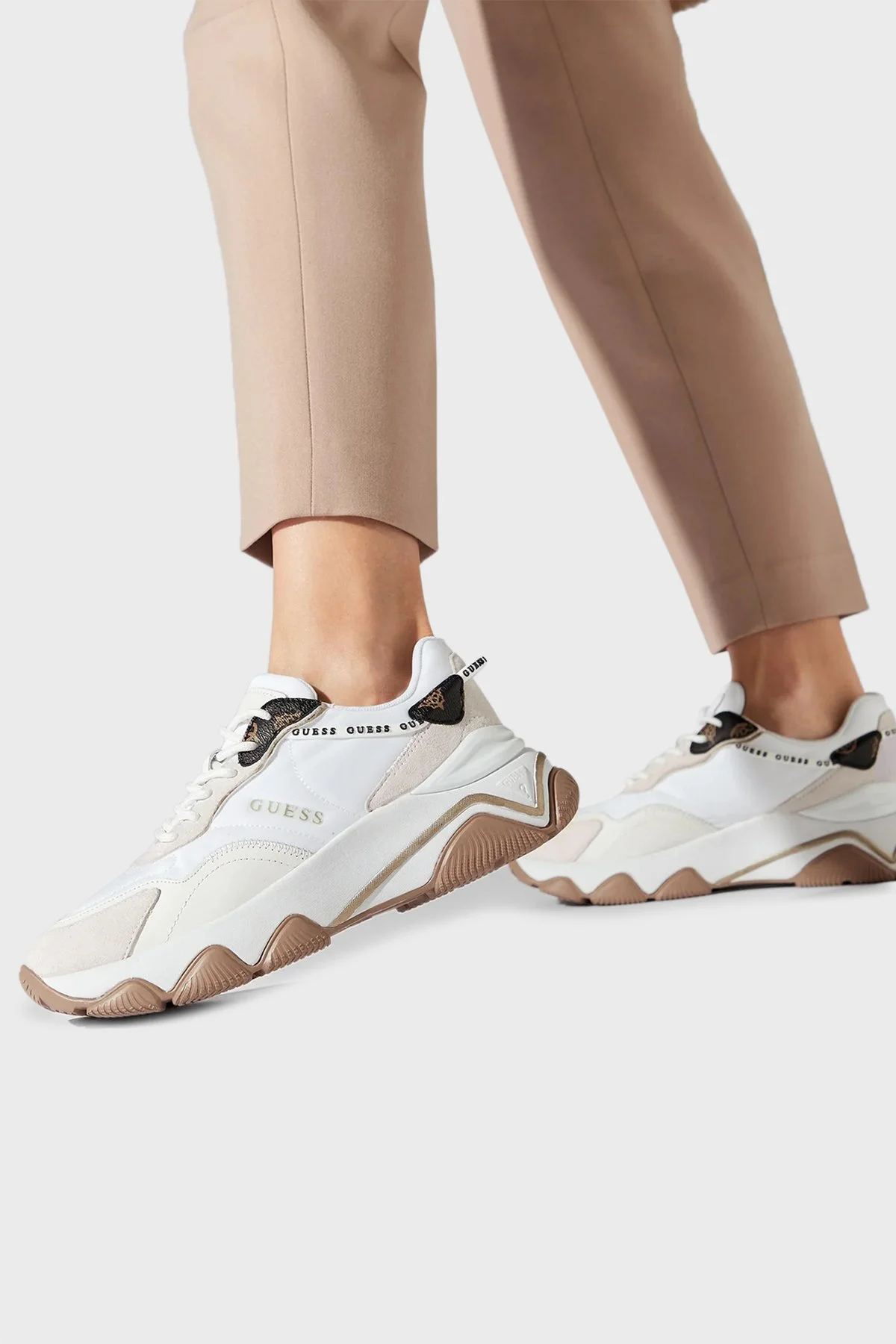 Guess Micola Sneaker Kadın Ayakkabı FL7MIC FAL12 WHITE BEYAZ - 2