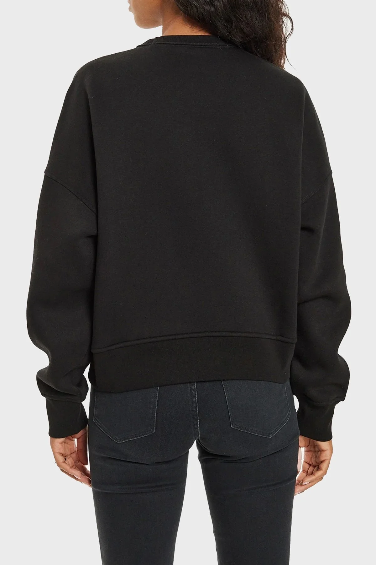 Guess Midge Pamuklu Bisiklet Yaka Regular Fit V4BQ03KCHX0 Bayan Sweat V4BQ03 KCHX0 JBLK SİYAH - 3