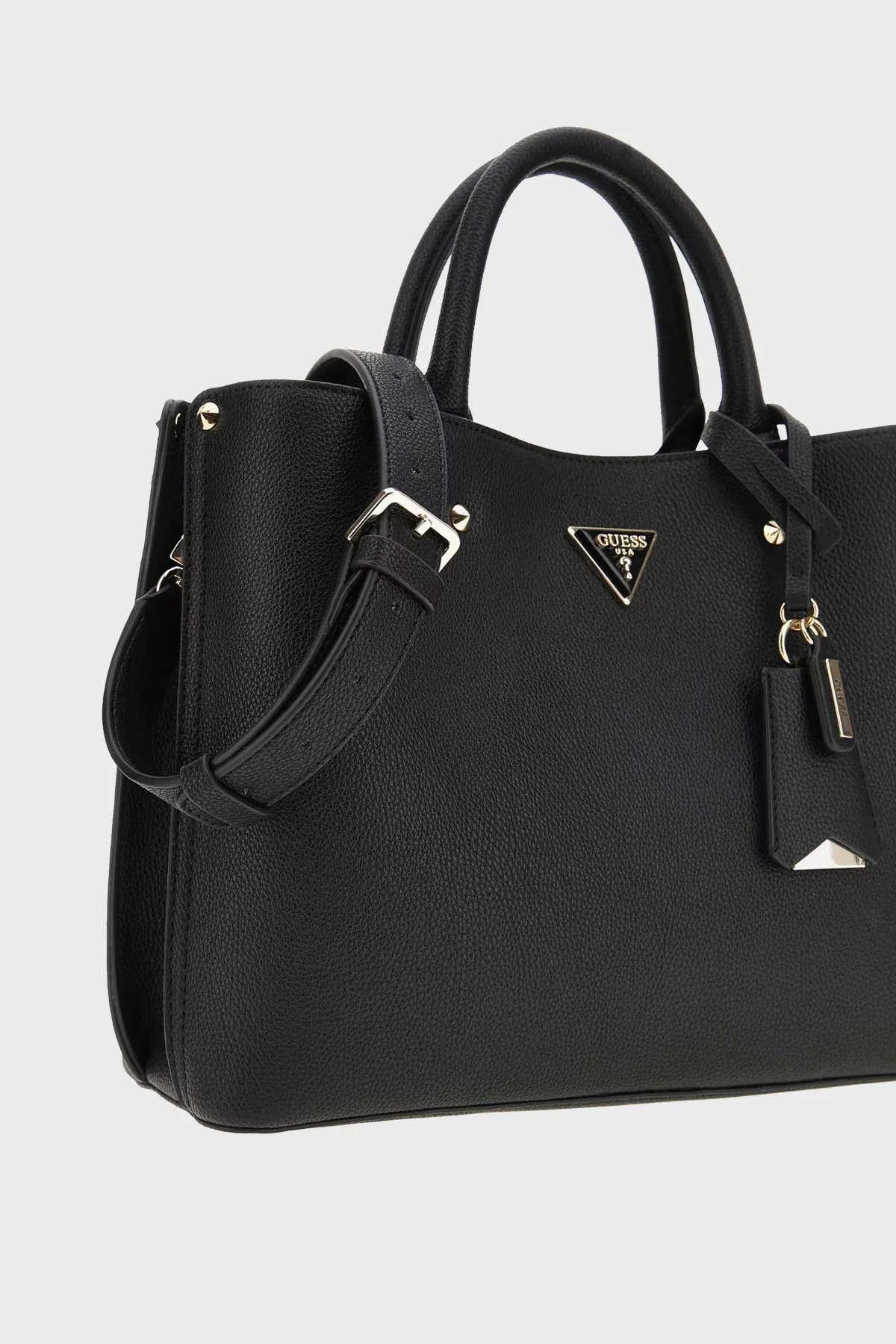 Guess Mieridian Ayarlanabilir ve Çıkarılabilir Omuz Askılı Bayan Çanta HWBG8778060 BLA SİYAH - 4