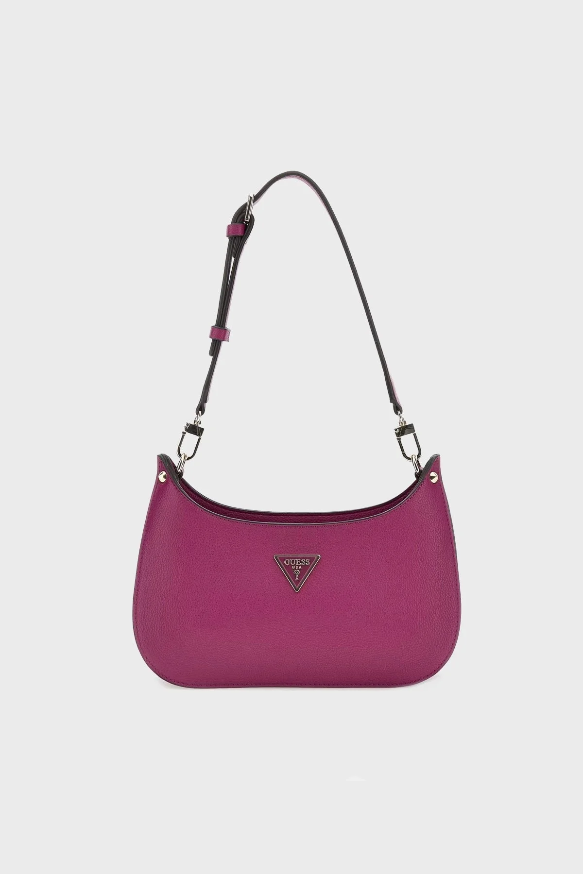 Guess Mieridian Logolu Fermuarlı Ayarlanabilir Omuz Askılı Bayan Çanta HWBG8778720 BYB FUŞYA - 1