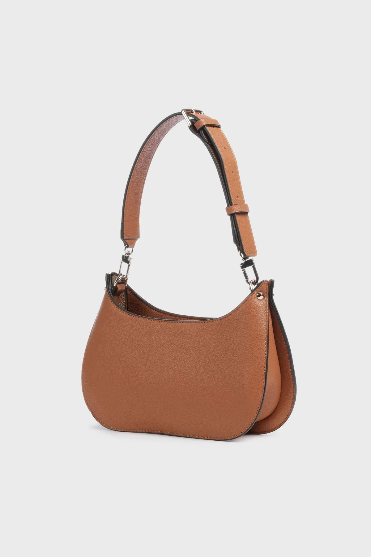 Guess Mieridian Logolu Fermuarlı Ayarlanabilir Omuz Askılı Bayan Çanta HWBG8778720 COG TABA - 2