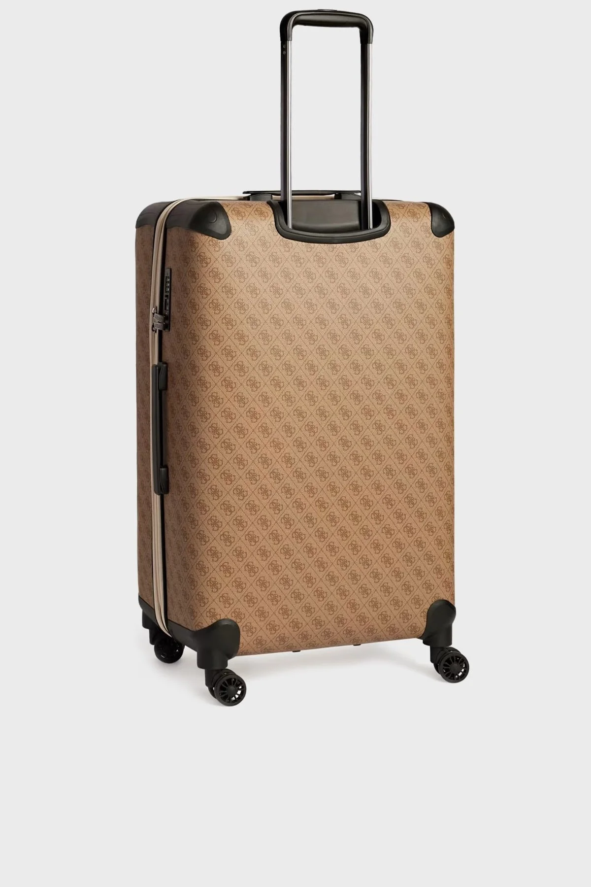 Guess Mildred 4G Logolu Fermuarlı Şifreli Orta Boy Bayan Valiz TWB89629880 LTE AÇIK KAHVE - 2