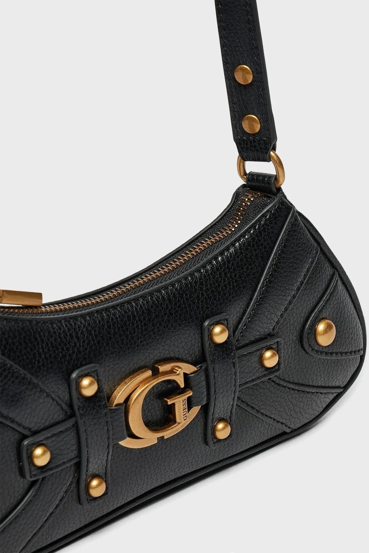 Guess Mintha Logolu Ayarlanabilir Askılı HWBB9348720 Bayan Çanta HWBB93 48720 BLA SİYAH - 3