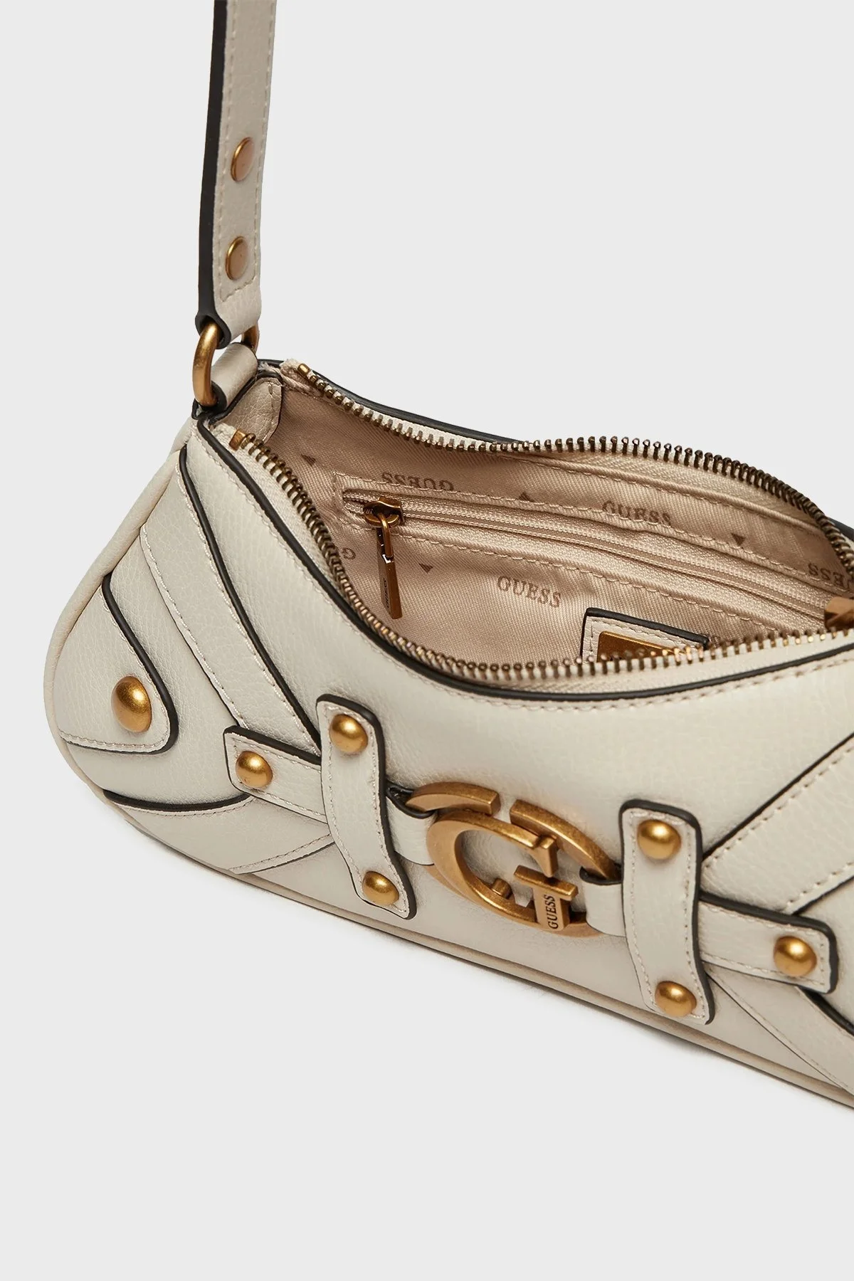 Guess Mintha Logolu Ayarlanabilir Askılı HWBB9348720 Bayan Çanta HWBB93 48720 STO TAŞ - 3