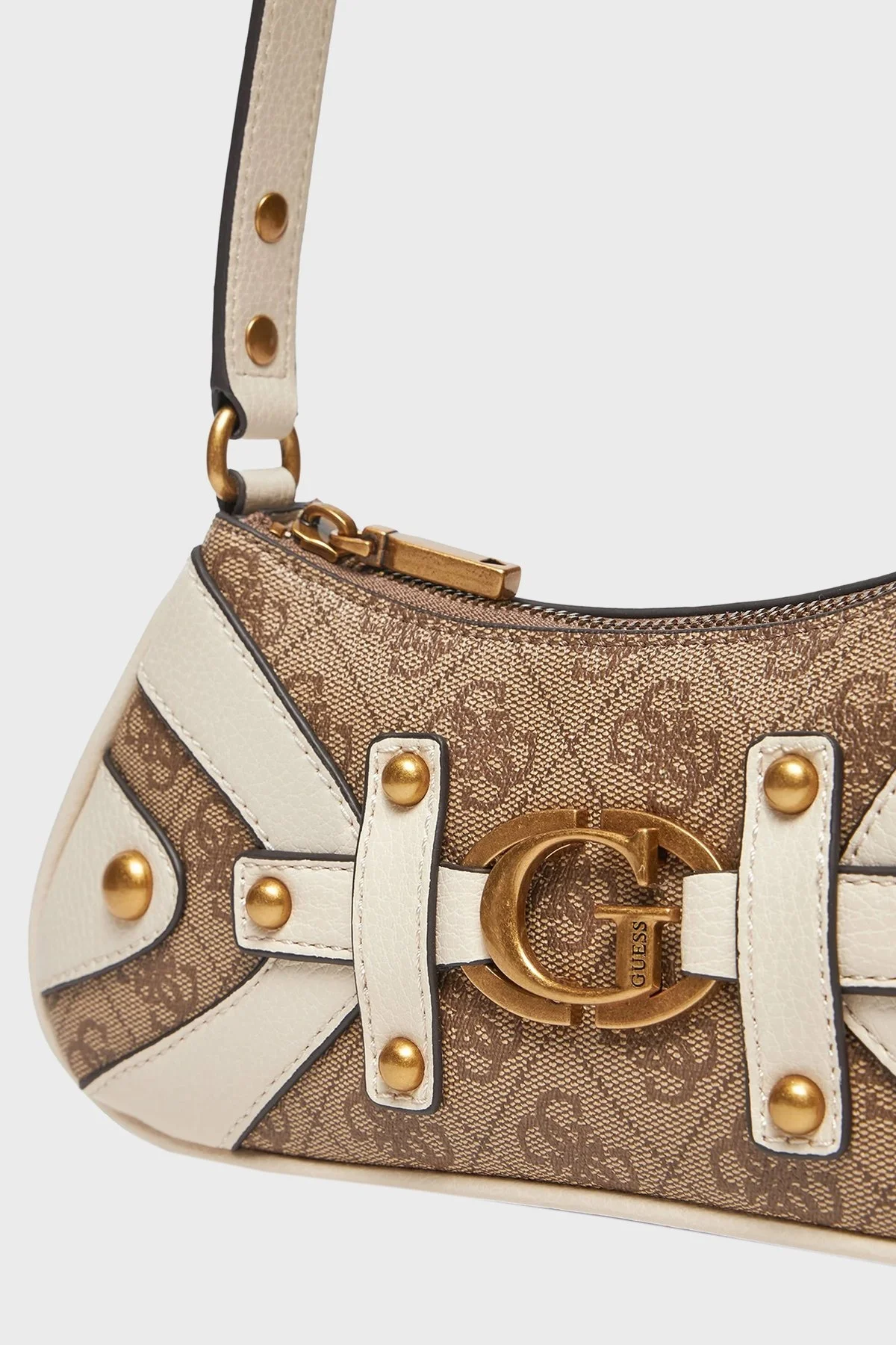 Guess Mintha Logolu Ayarlanabilir Askılı HWSG9348720 Bayan Çanta HWSG93 48720 LLS KAHVE - 4