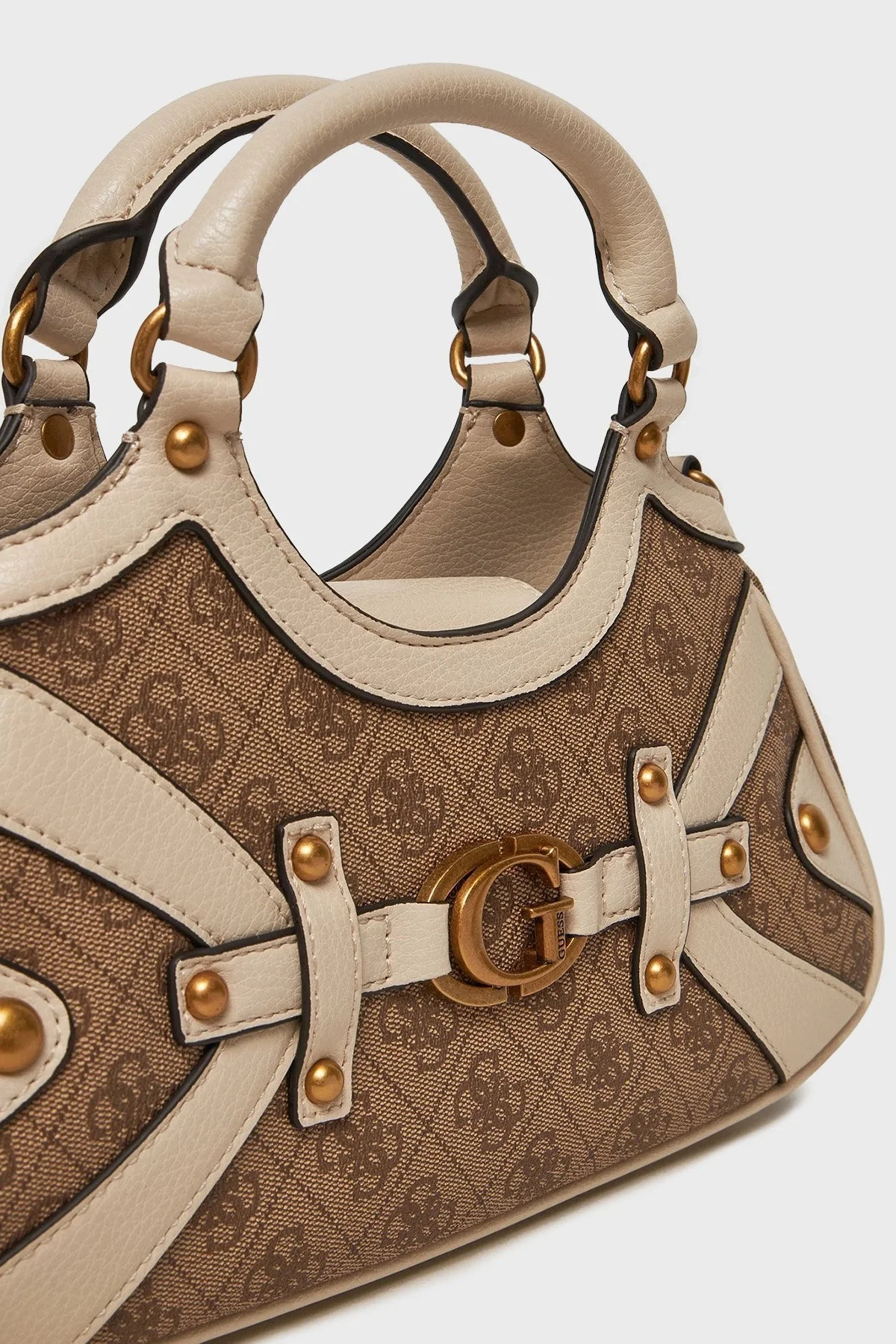 Guess Mintha Logolu Çıkarılabilir Askılı HWSG9348050 Bayan Çanta HWSG93 48050 LLS KAHVE - 8